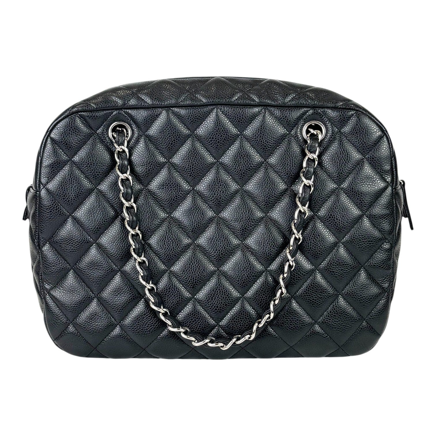 Chanel Chanel Black Tote Zip Bag