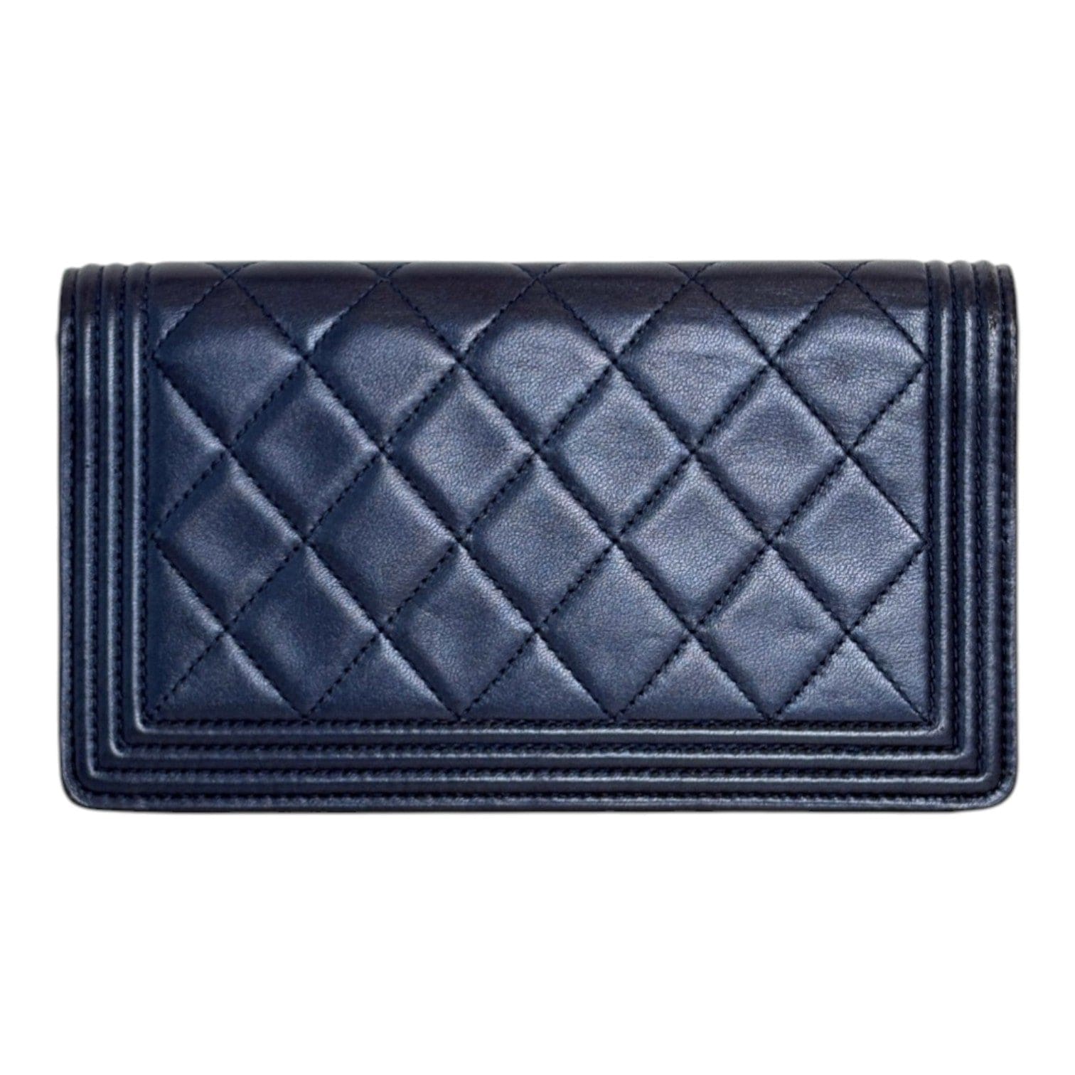 Chanel Chanel Blue Leboy Long Wallet
