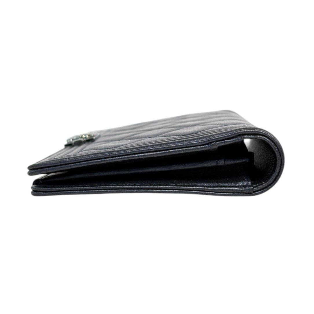 Chanel Chanel Blue Leboy Long Wallet