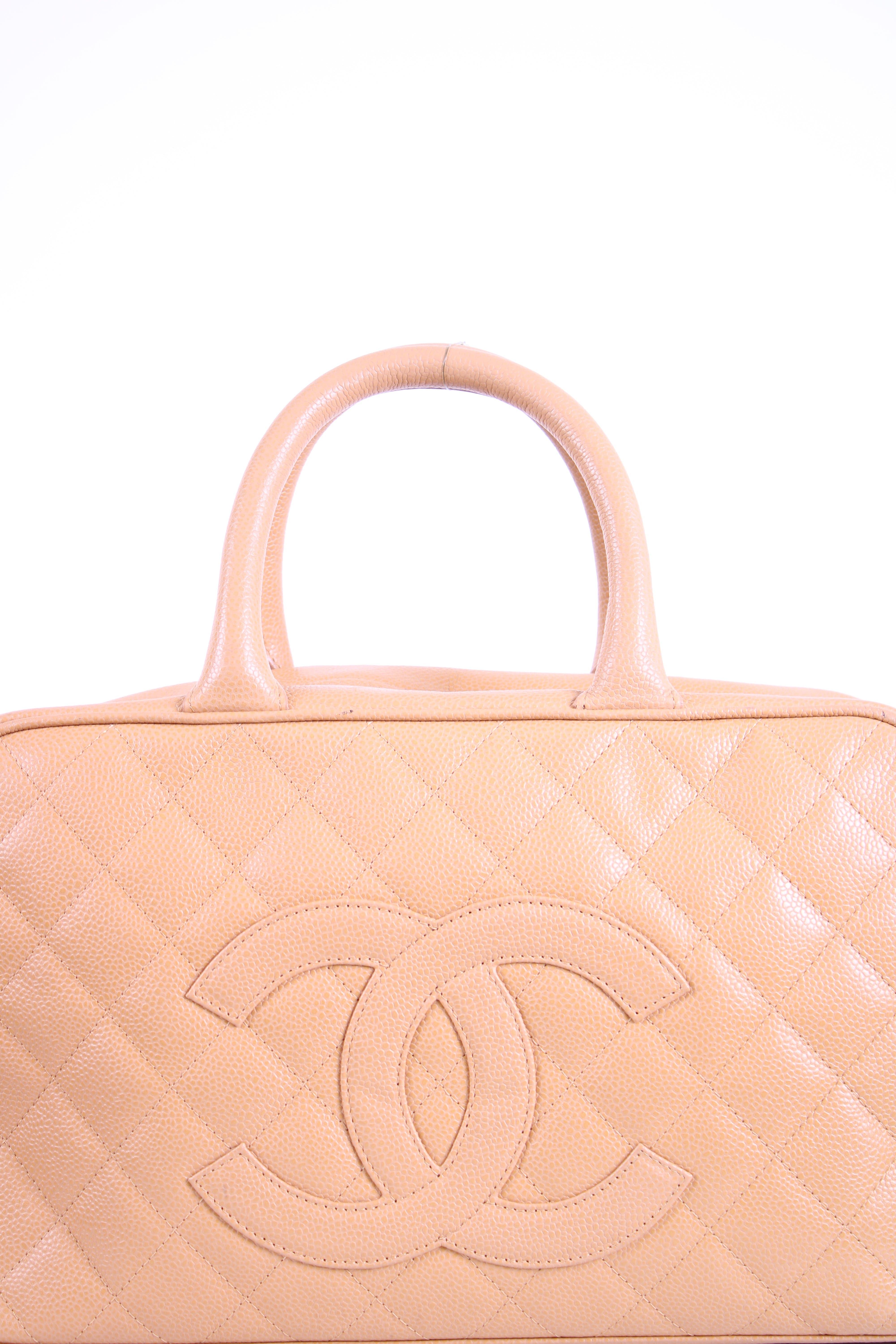 Chanel Chanel Bowling Bag Beige