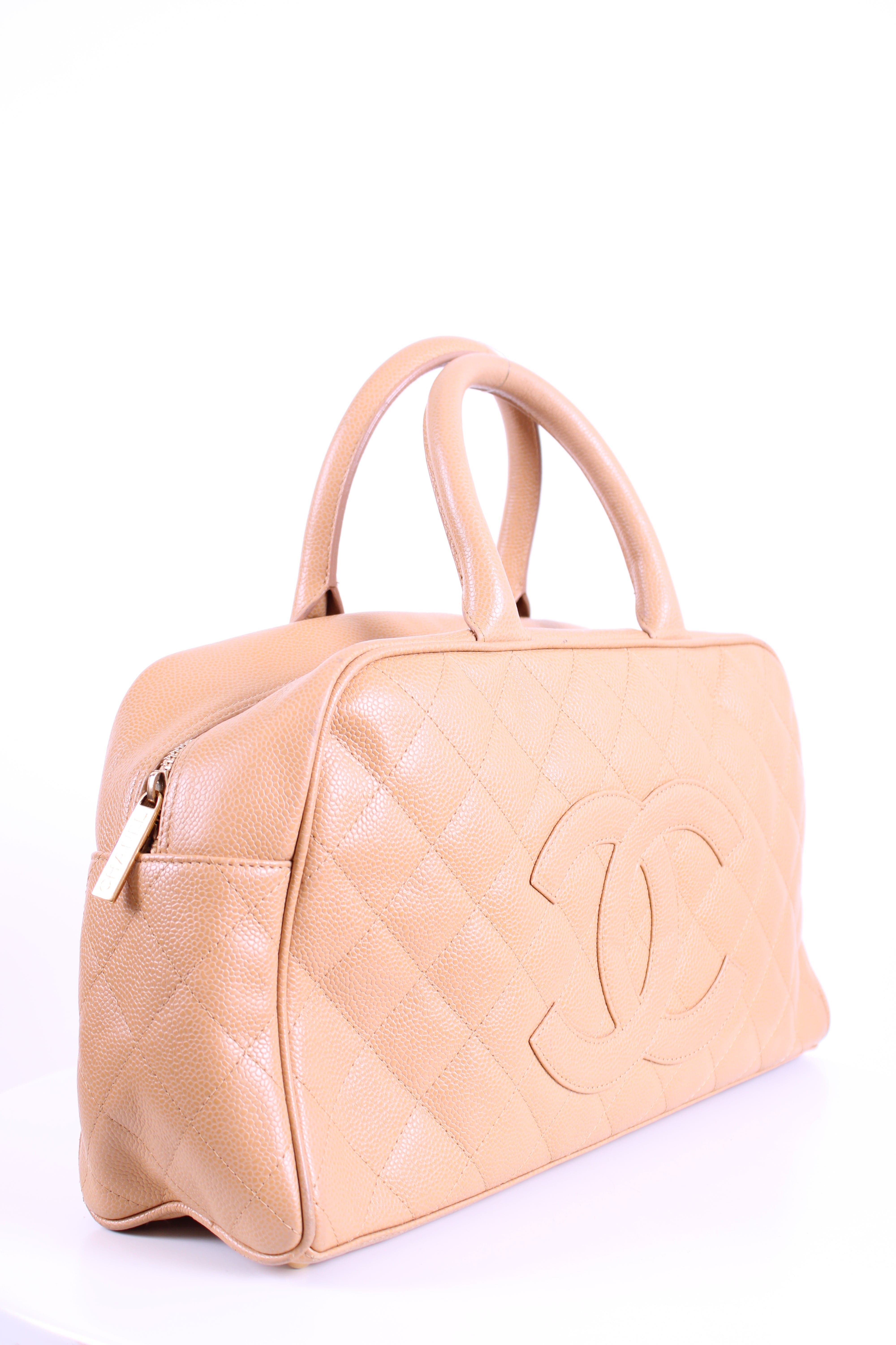Chanel Chanel Bowling Bag Beige
