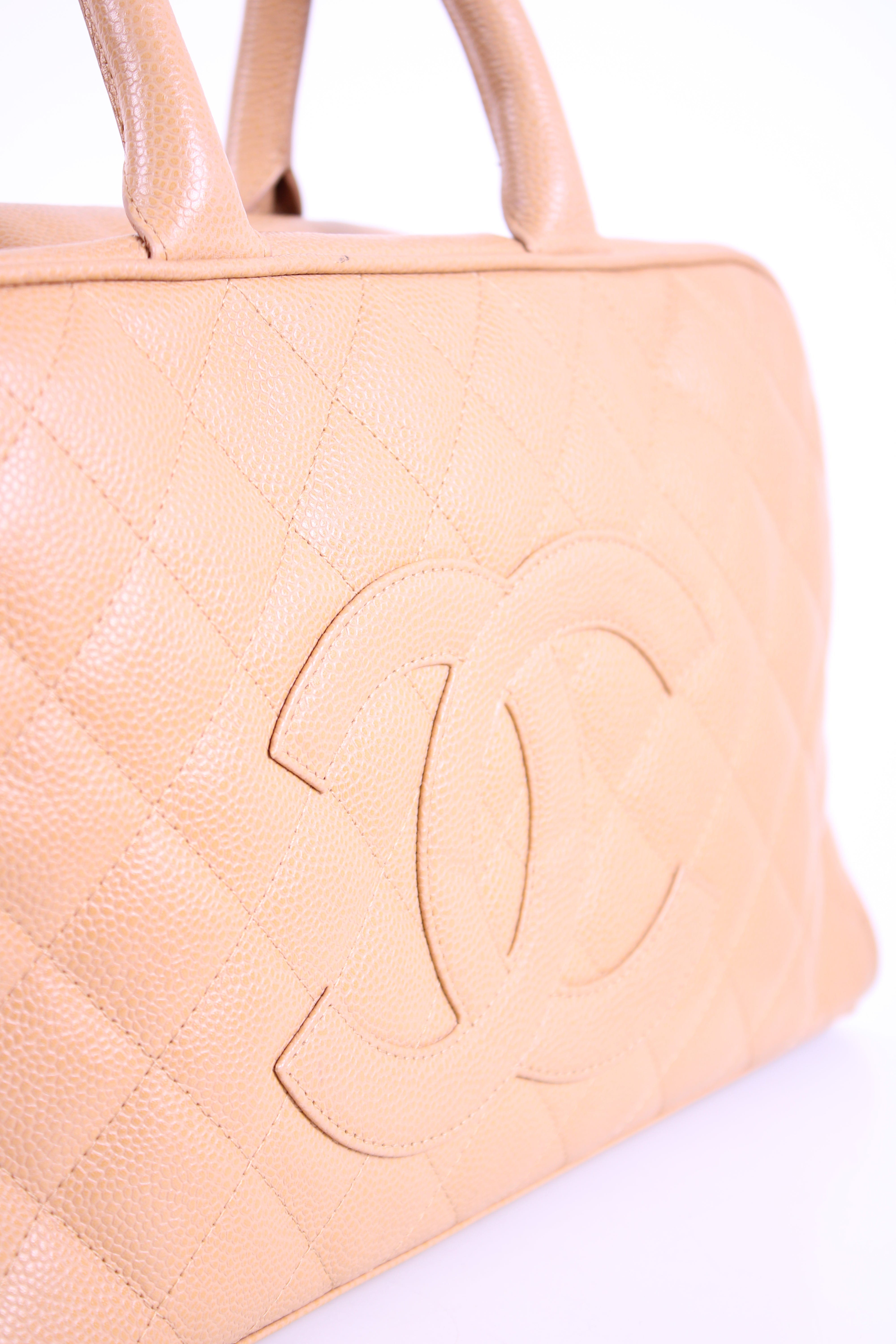 Chanel Chanel Bowling Bag Beige