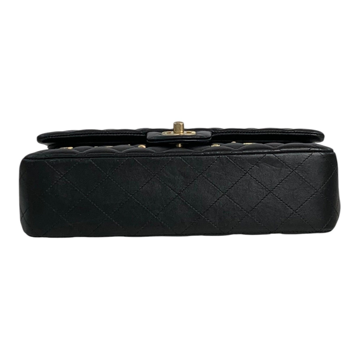 Chanel Chanel Classic Flap Black Medium Bag with Charms