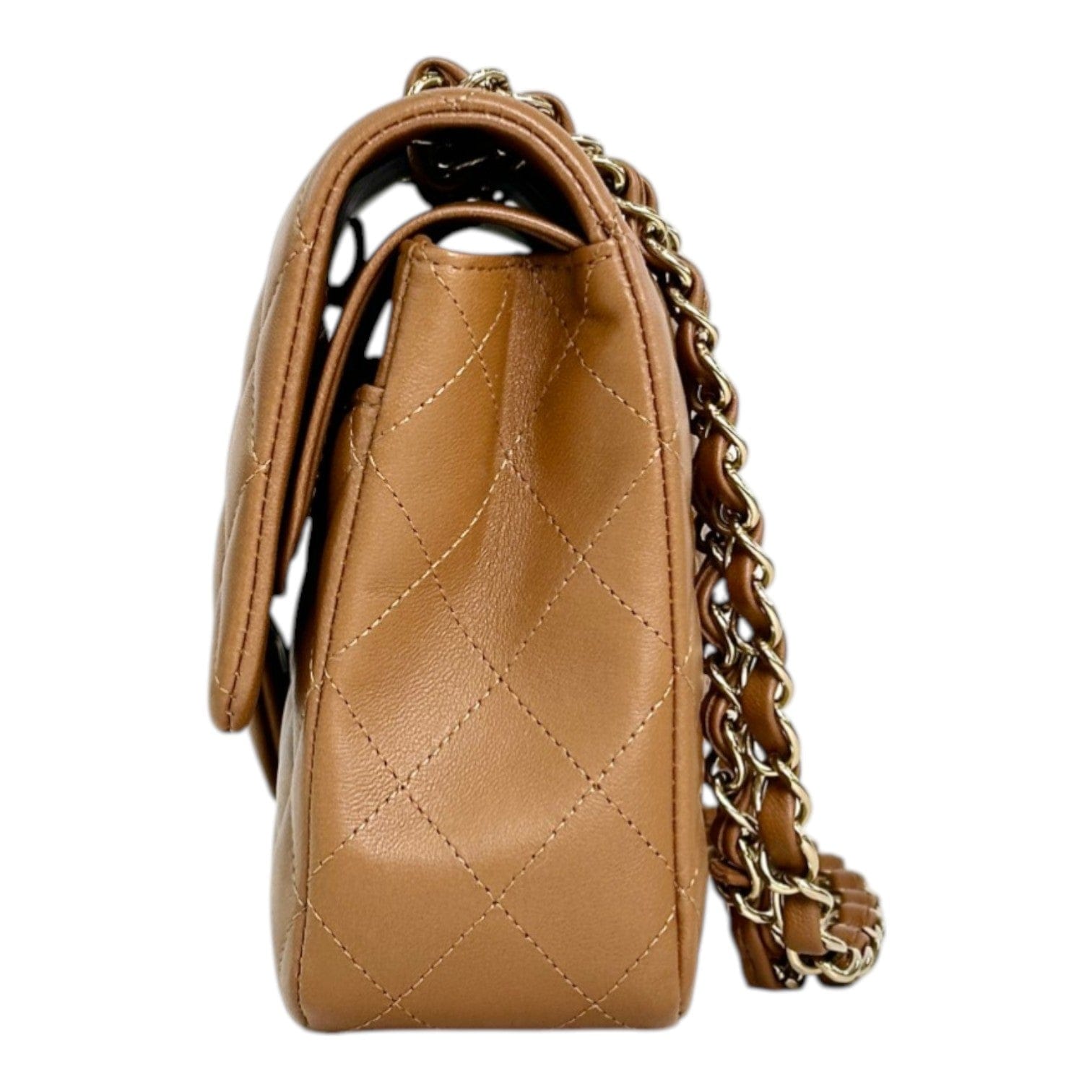 Chanel Chanel Classic Flap Medium Bag in Caramel Lambskin