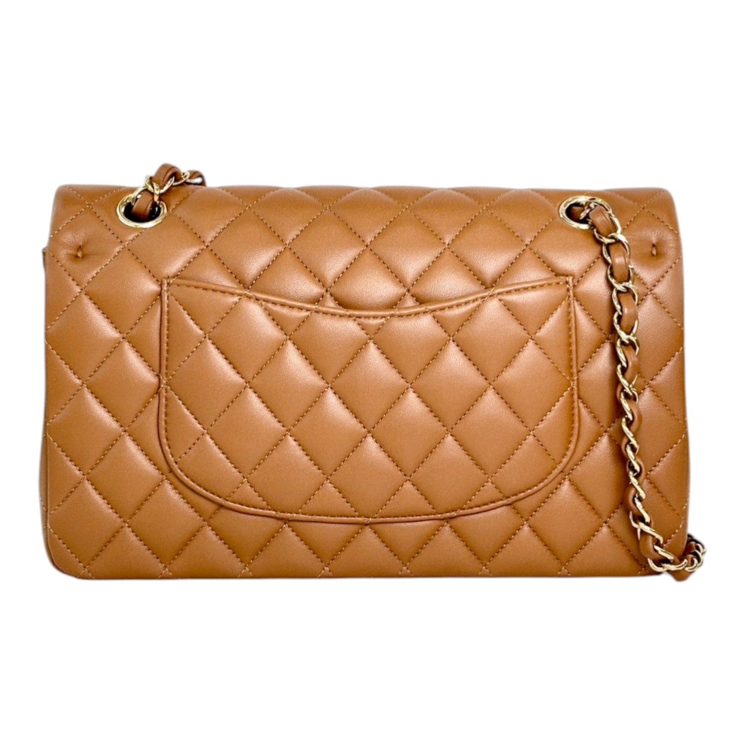 Chanel Chanel Classic Flap Medium Bag in Caramel Lambskin