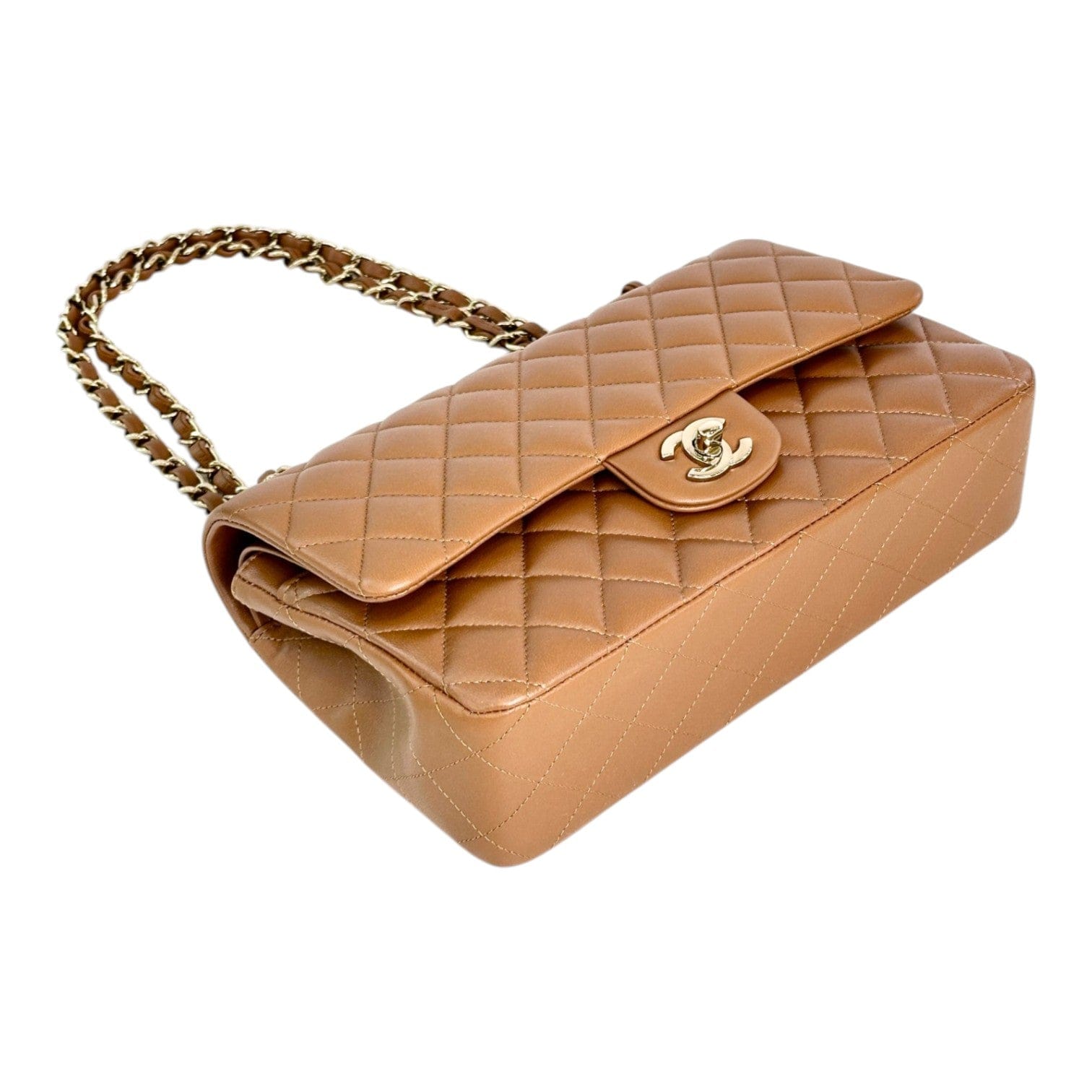 Chanel Chanel Classic Flap Medium Bag in Caramel Lambskin