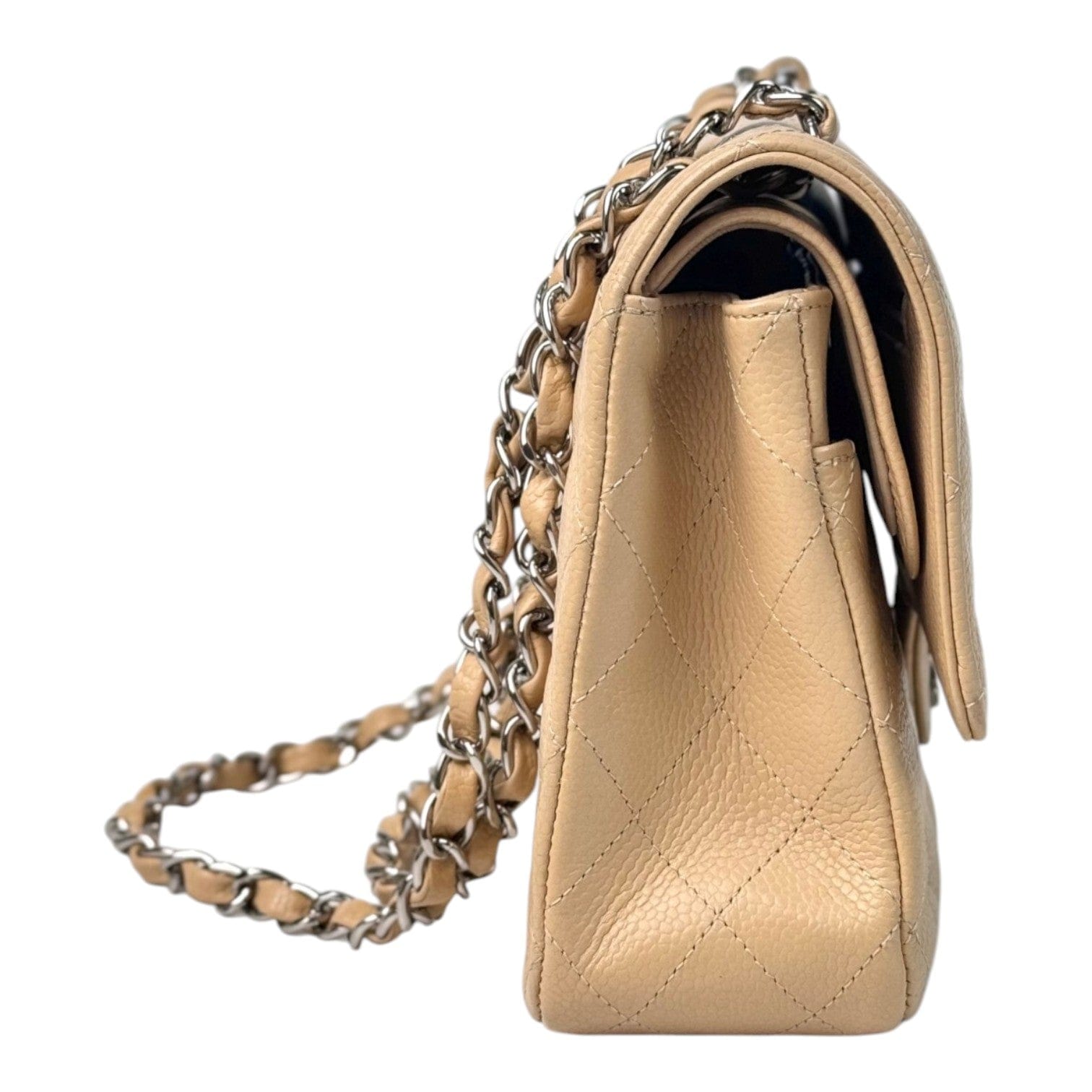 Chanel Chanel Classic Flap Medium Cream Caviar Bag