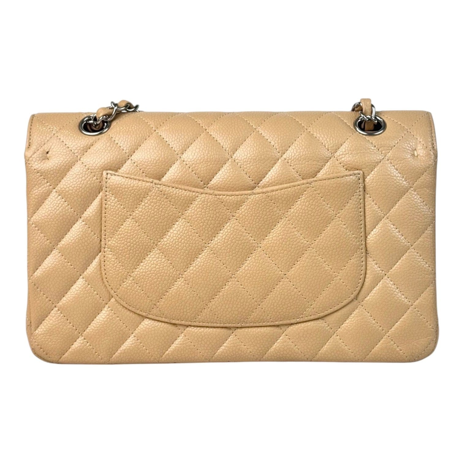 Chanel Chanel Classic Flap Medium Cream Caviar Bag
