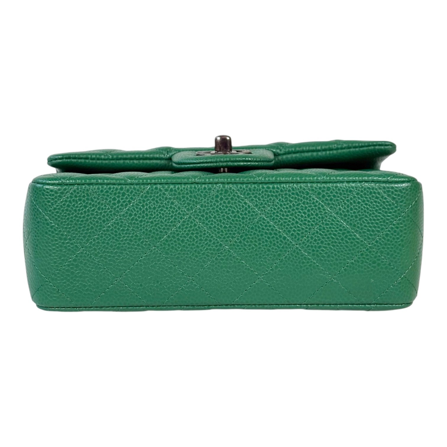 Chanel Chanel Classic Flap Mini Green Caviar Bag