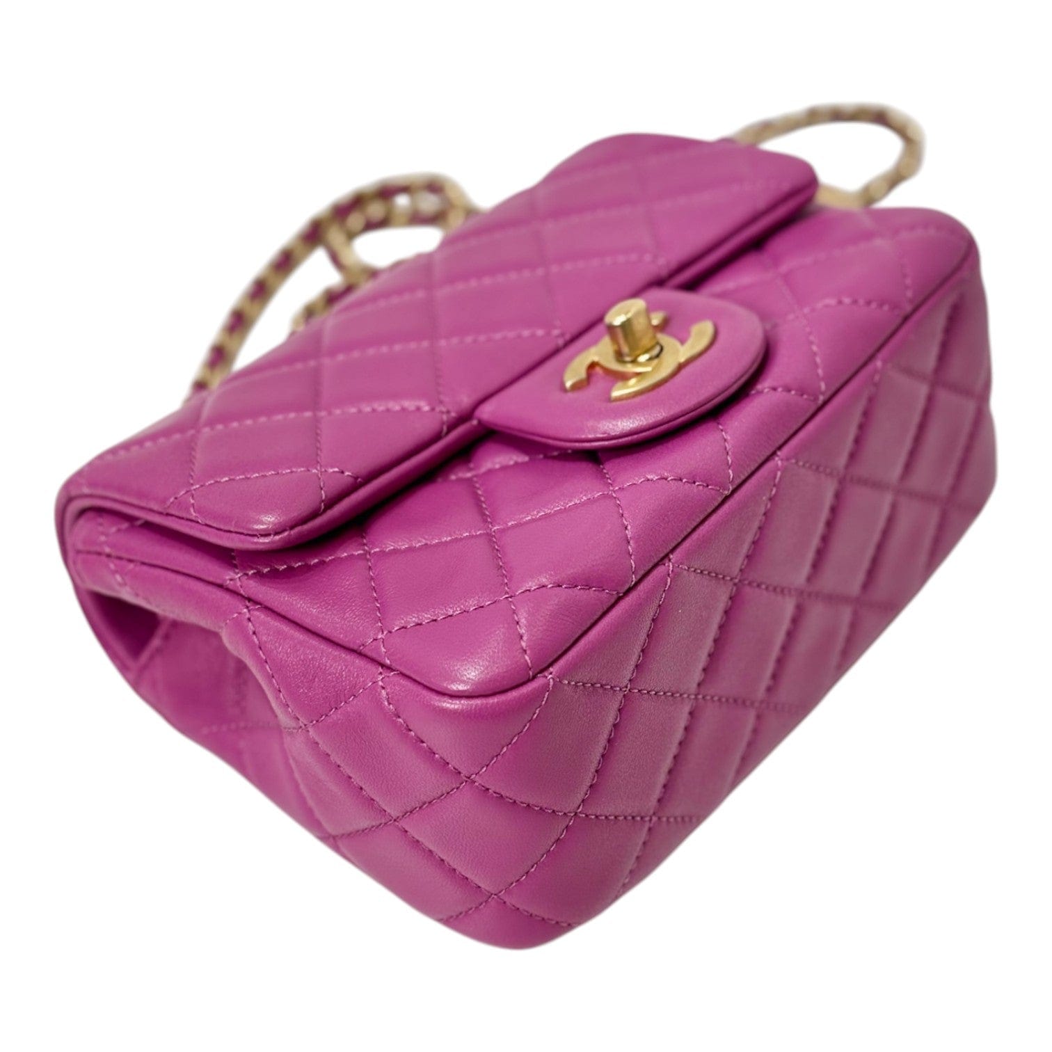 Chanel Chanel Classic Flap Mini Shoulder Crush Pearl Bag