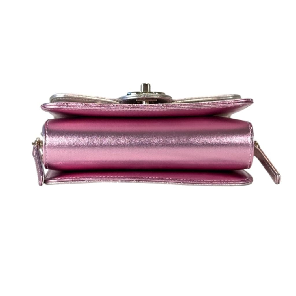 Chanel Chanel Classic Flap Seasonal Small Metallic Pink