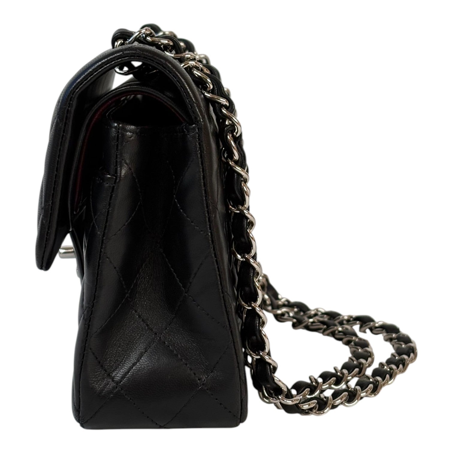 Chanel Chanel Classic Flap Small Bag in Black Lambskin