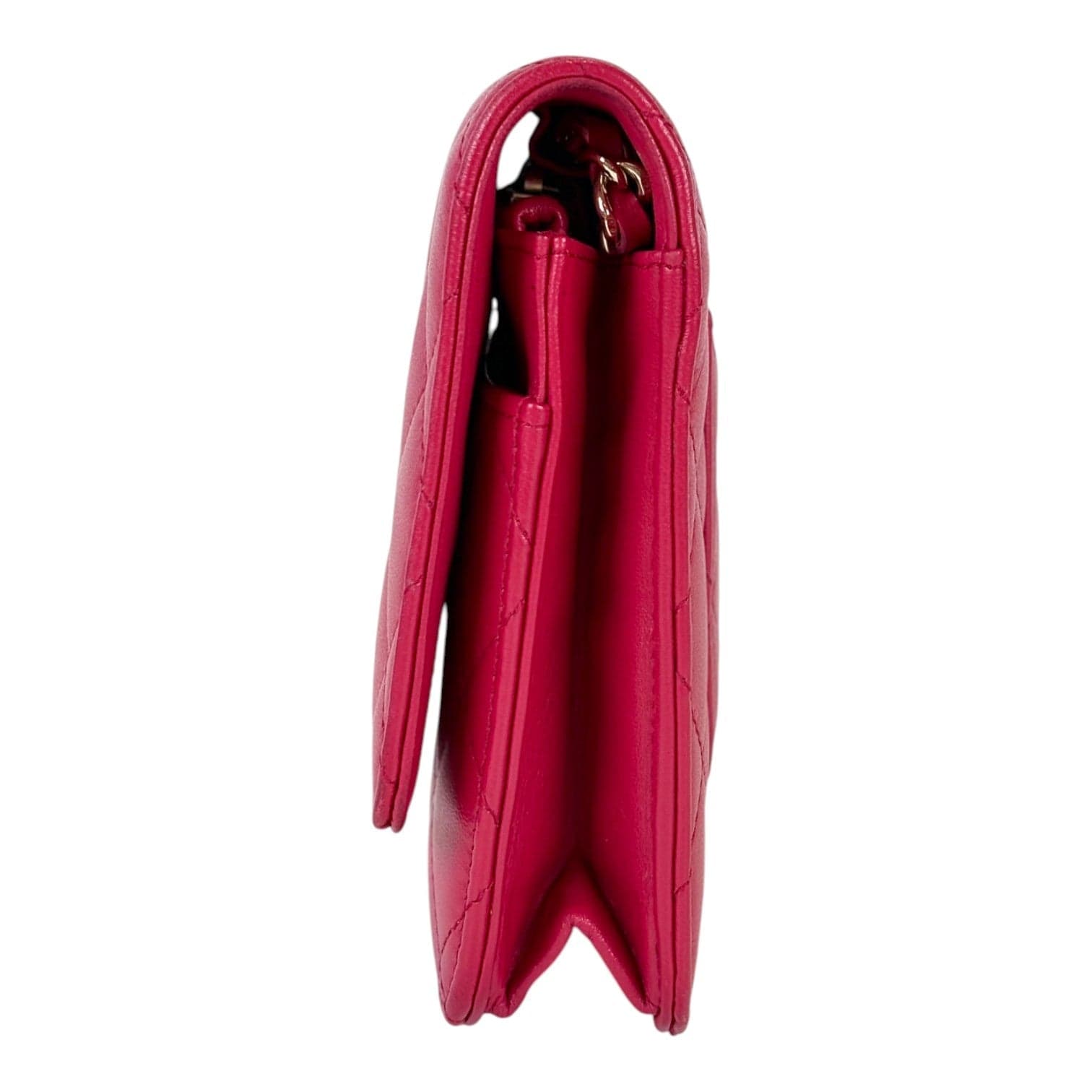 Chanel Chanel Classic Flap WOC Red Lambskin Bag