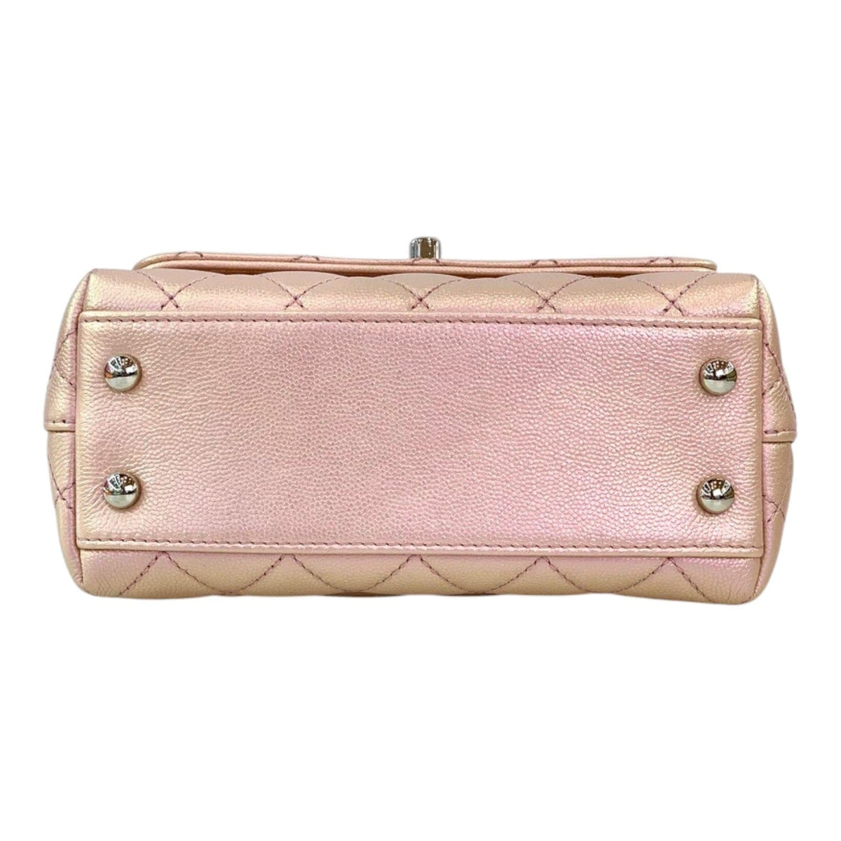 Chanel Chanel Coco Handle Mini Bag Coloured Metallic Hardware