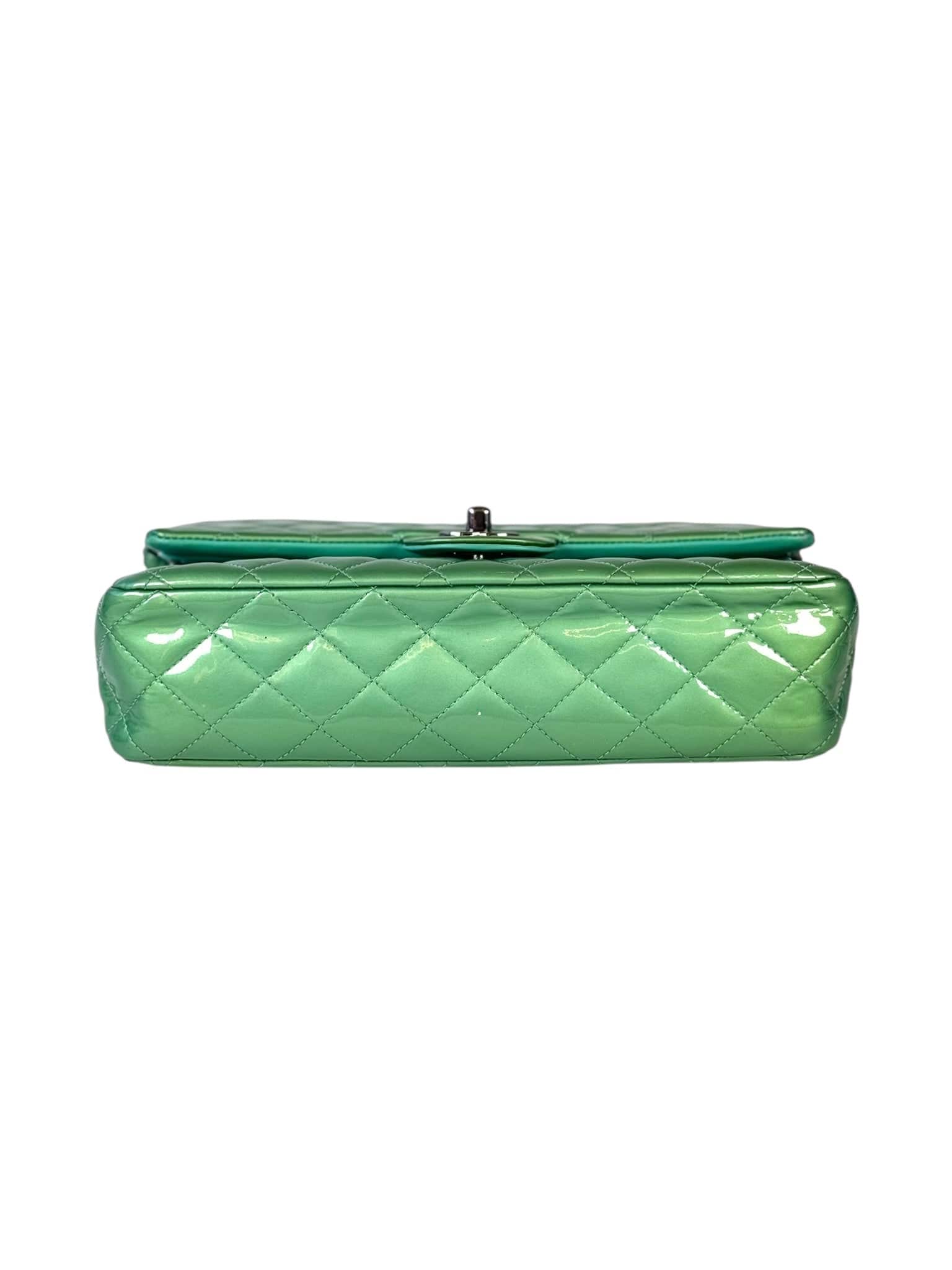 Chanel Chanel Green Classic Flap Medium Bag