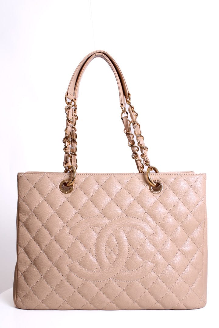 Chanel Chanel Handbag Beige Grand Shopper Tote