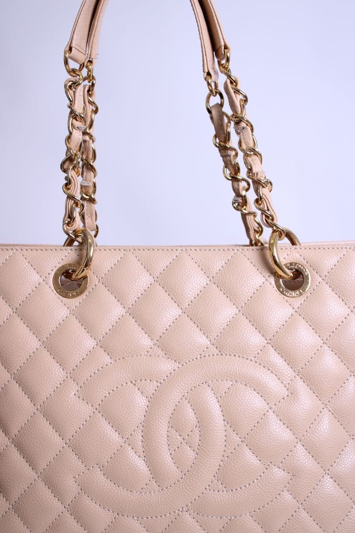 Chanel Chanel Handbag Beige Grand Shopper Tote
