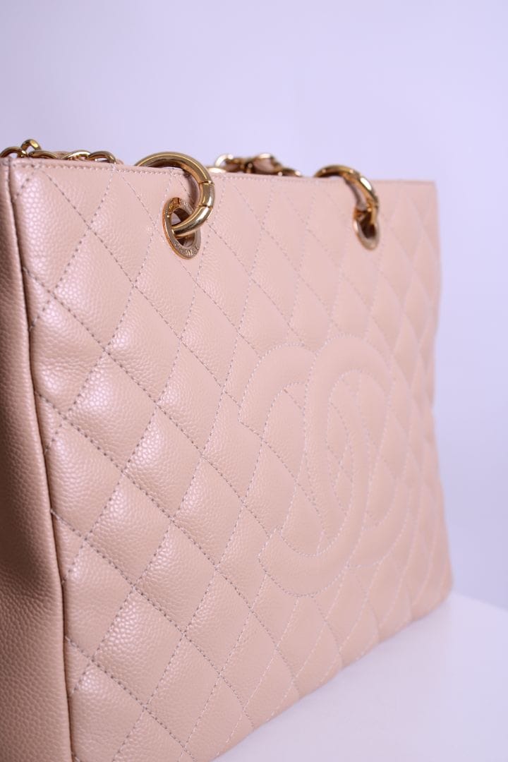 Chanel Chanel Handbag Beige Grand Shopper Tote
