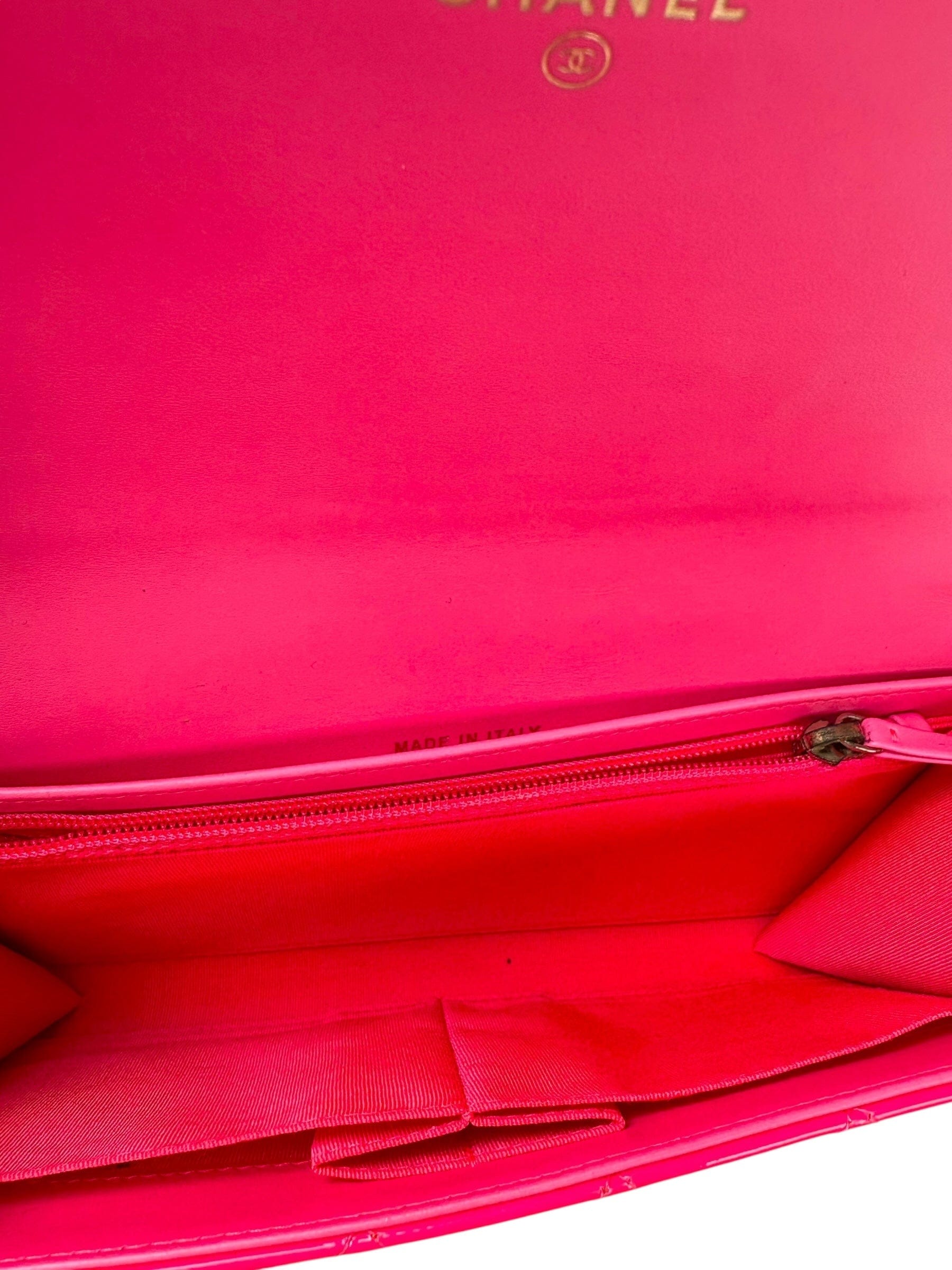 Chanel Chanel Hot Pink WOC Chain Bag