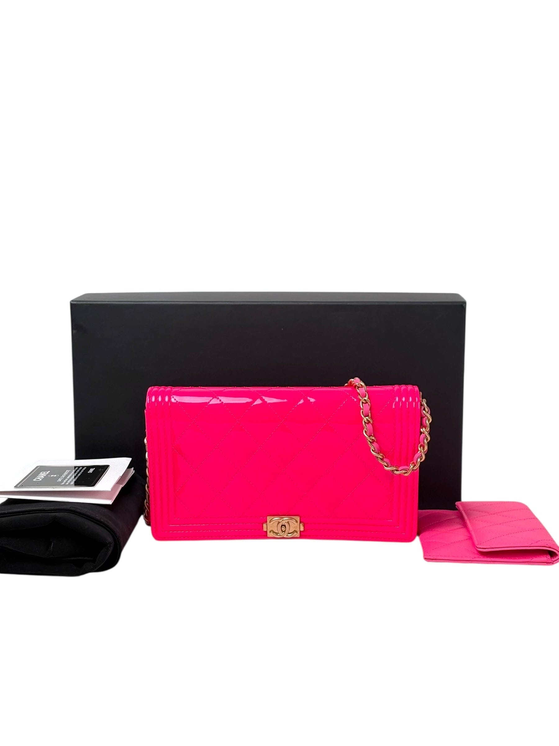 Chanel Chanel Hot Pink WOC Chain Bag