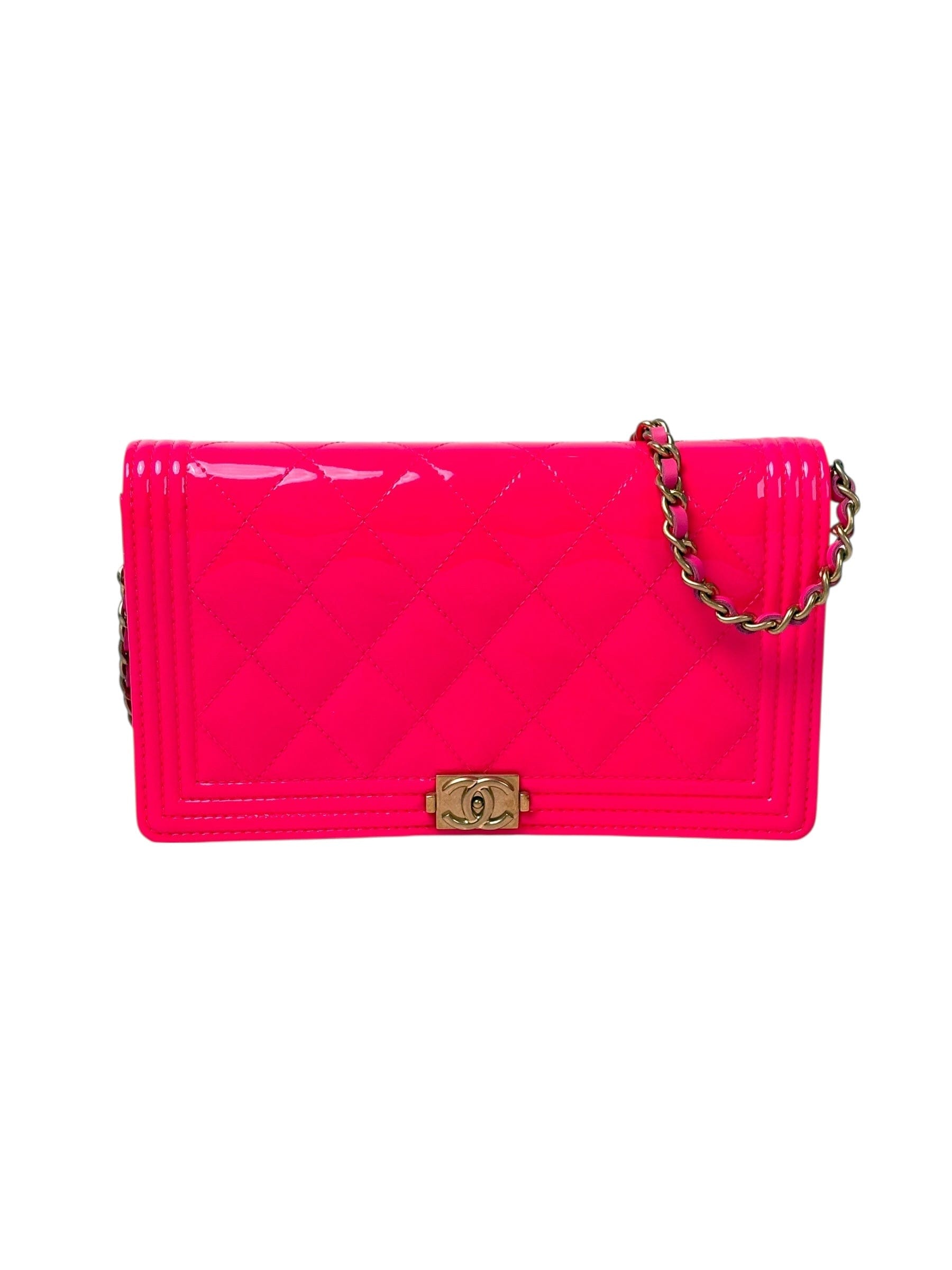 Chanel Chanel Hot Pink WOC Chain Bag
