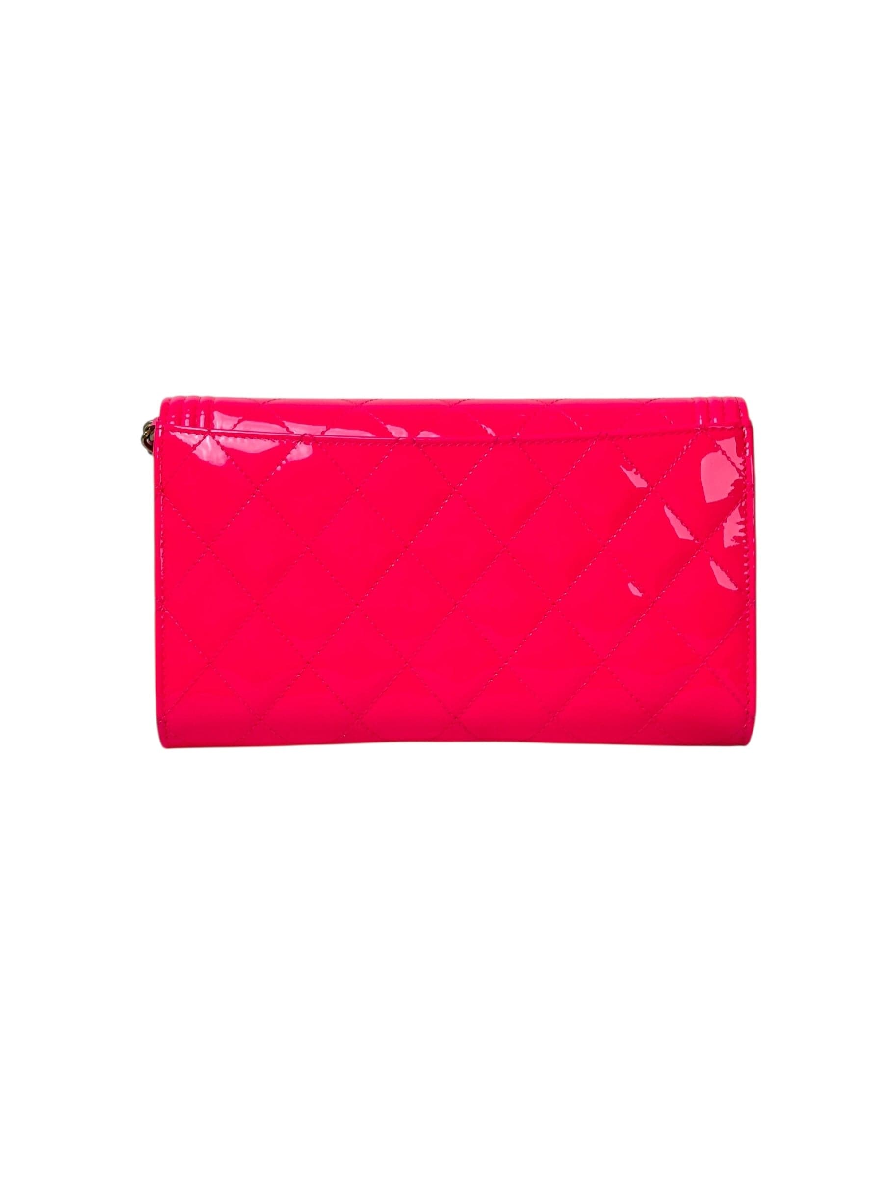 Chanel Chanel Hot Pink WOC Chain Bag