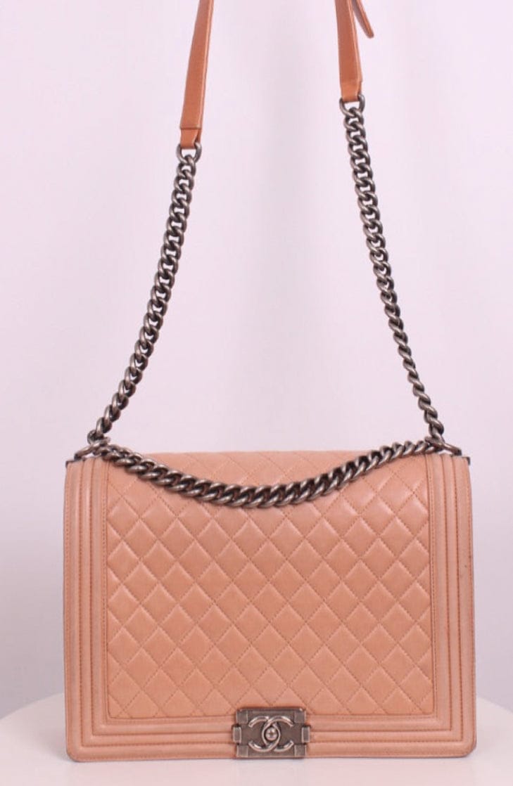 Chanel Chanel Large Boy Bag Nude Large