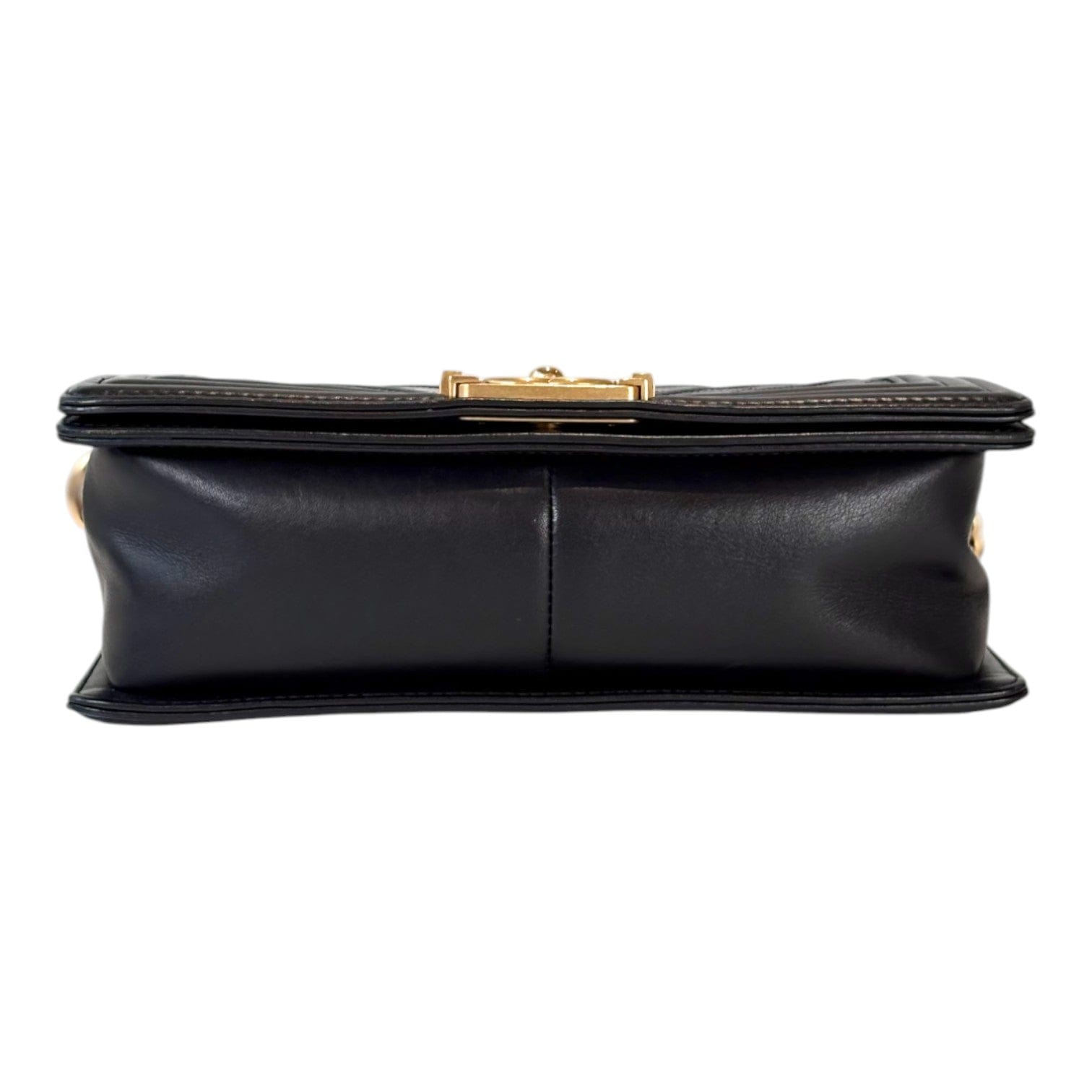 Chanel Chanel Leboy Medium Chevron Bag Black