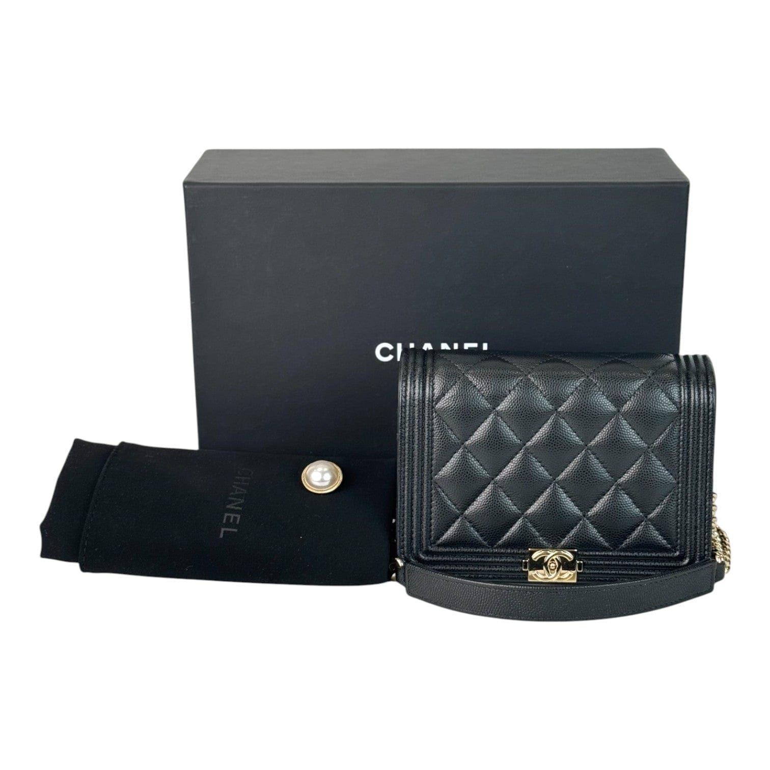 Chanel Chanel Leboy Mini Black WOC Bag