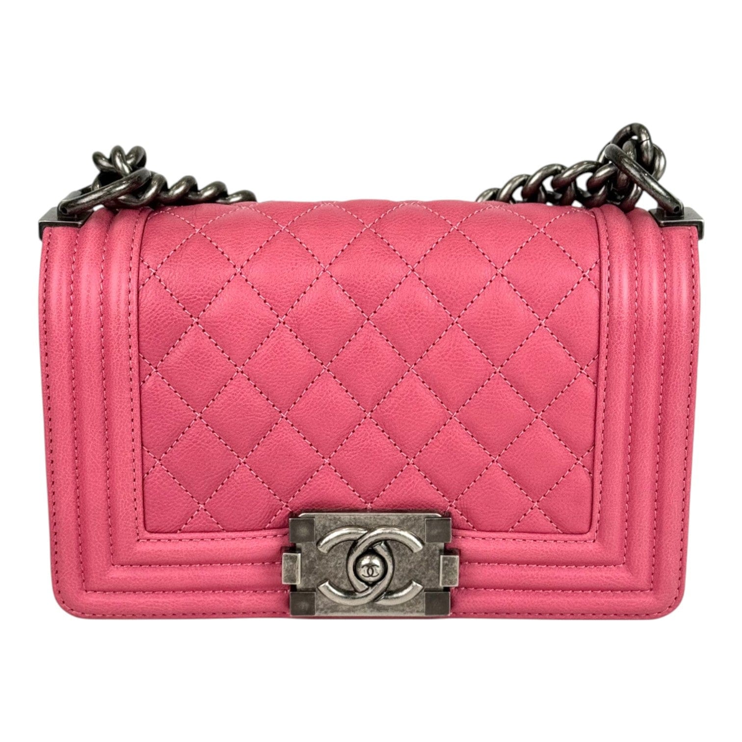 Chanel Chanel Leboy Small Pink in Caviar