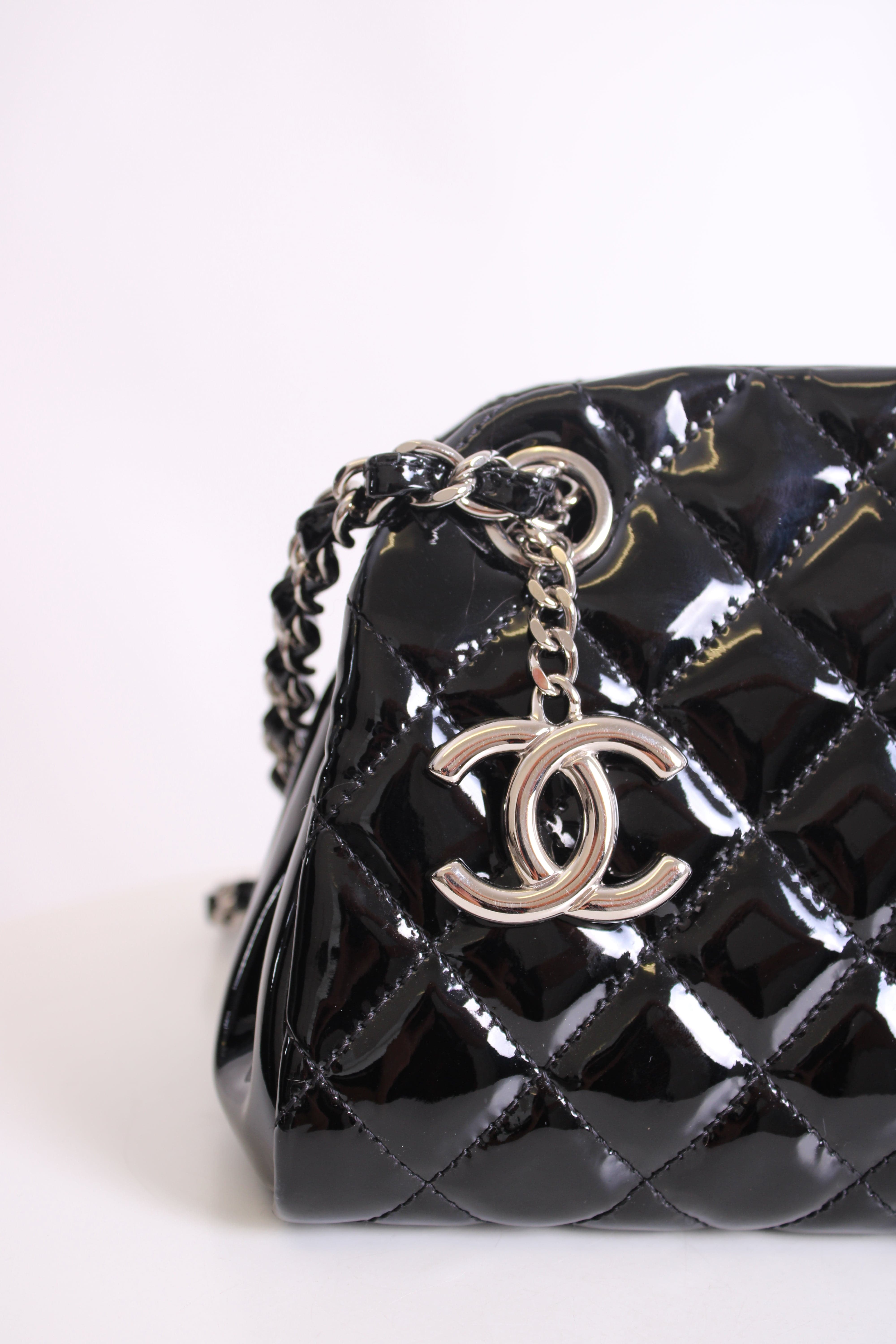 Chanel Chanel Madamoiselle Mini Black Patent