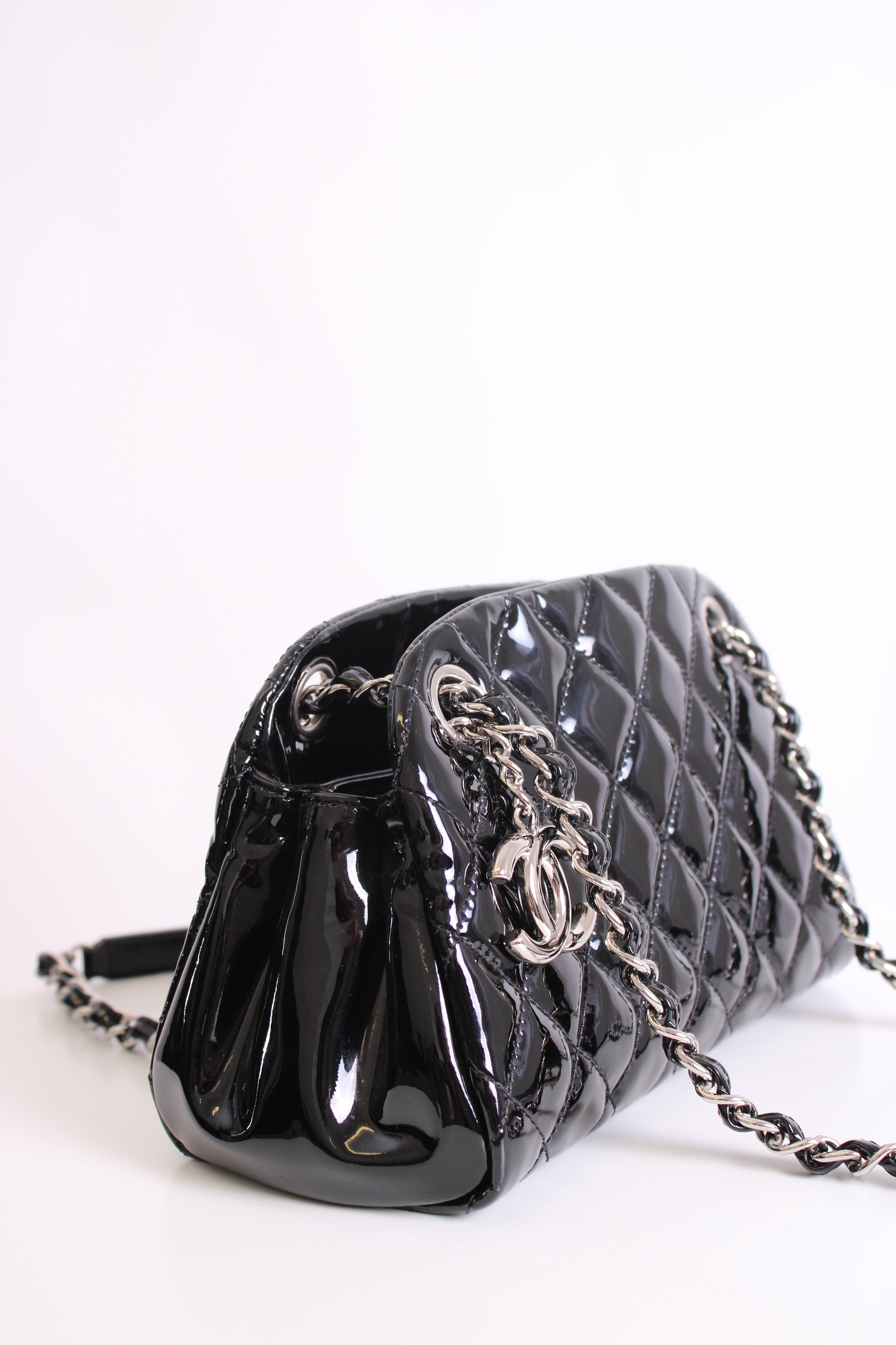Chanel Chanel Madamoiselle Mini Black Patent