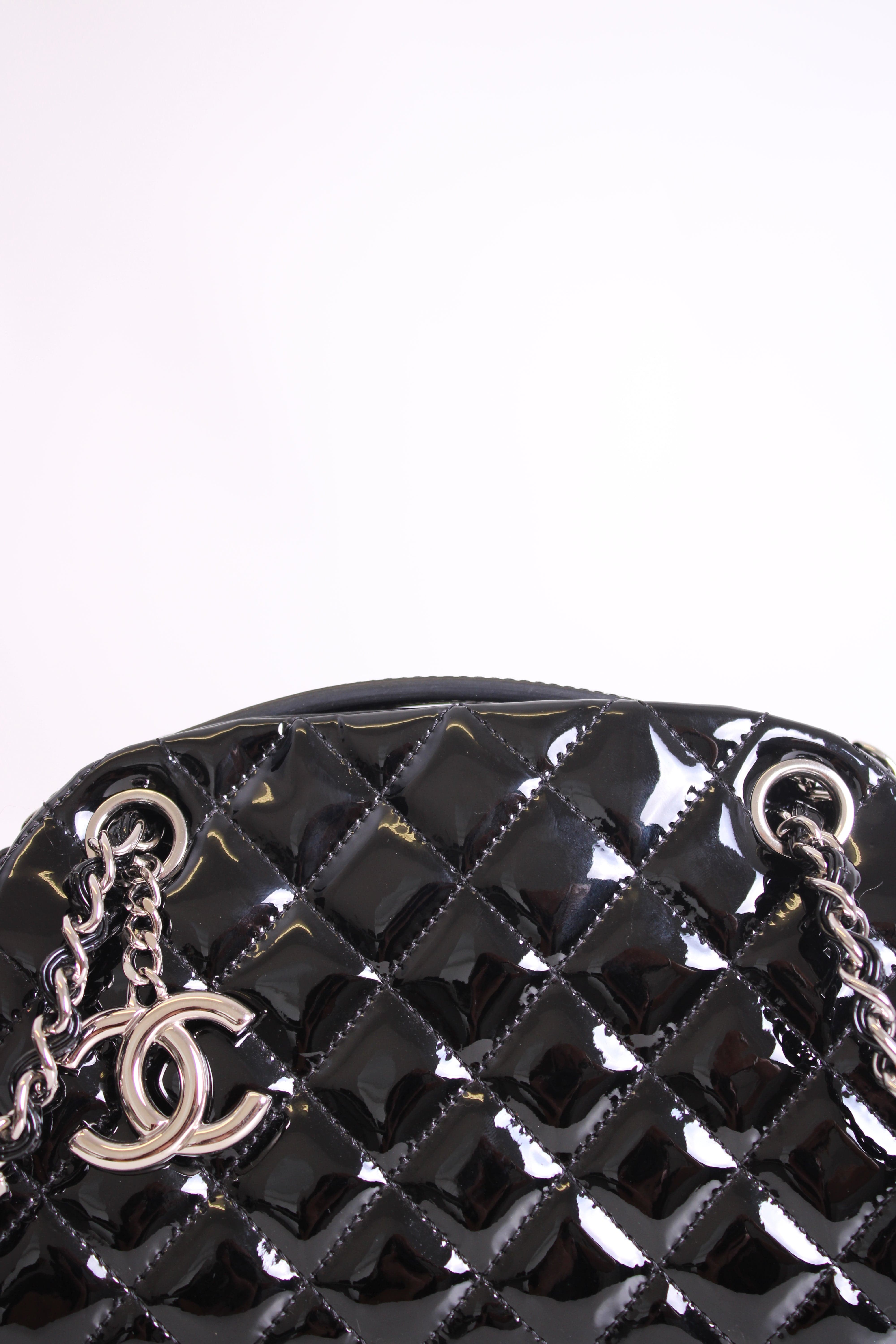 Chanel Chanel Madamoiselle Mini Black Patent