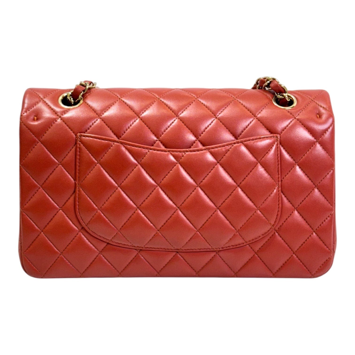 Chanel Chanel Medium Classic Flap Red Lambskin