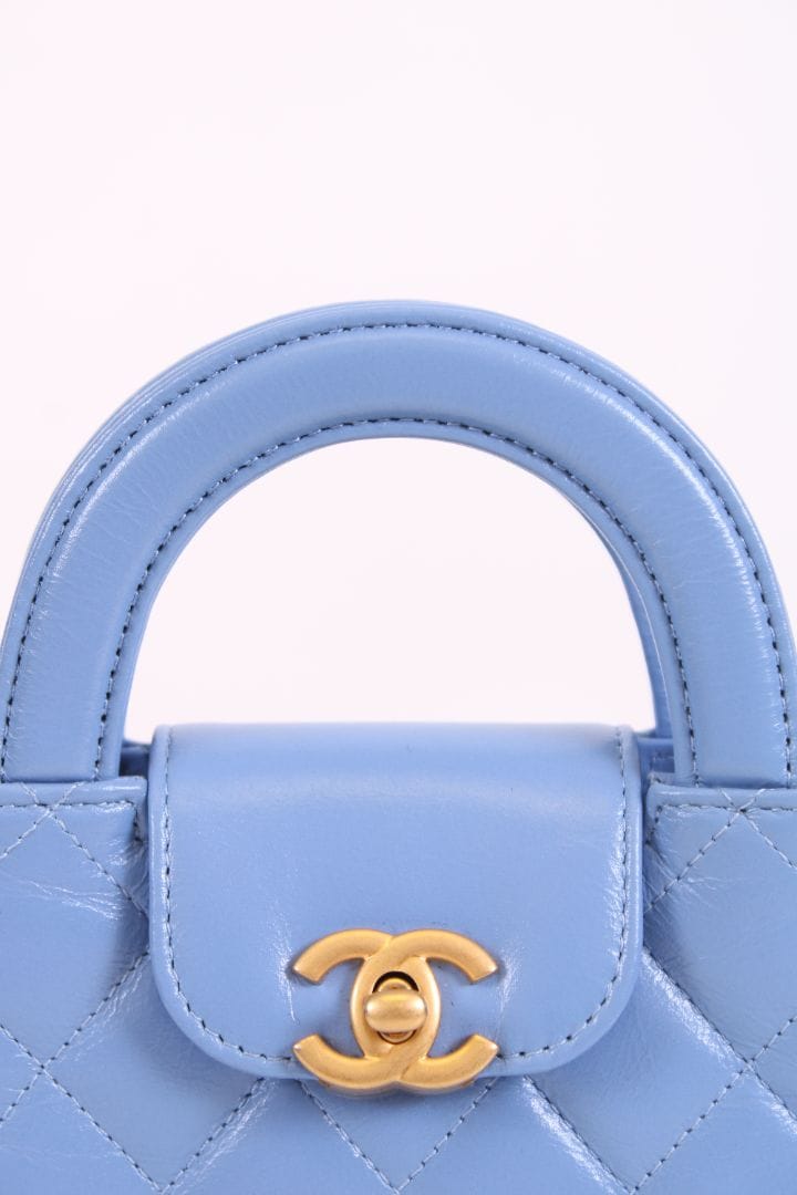 Chanel Chanel Micro Kelly Handbag Blue