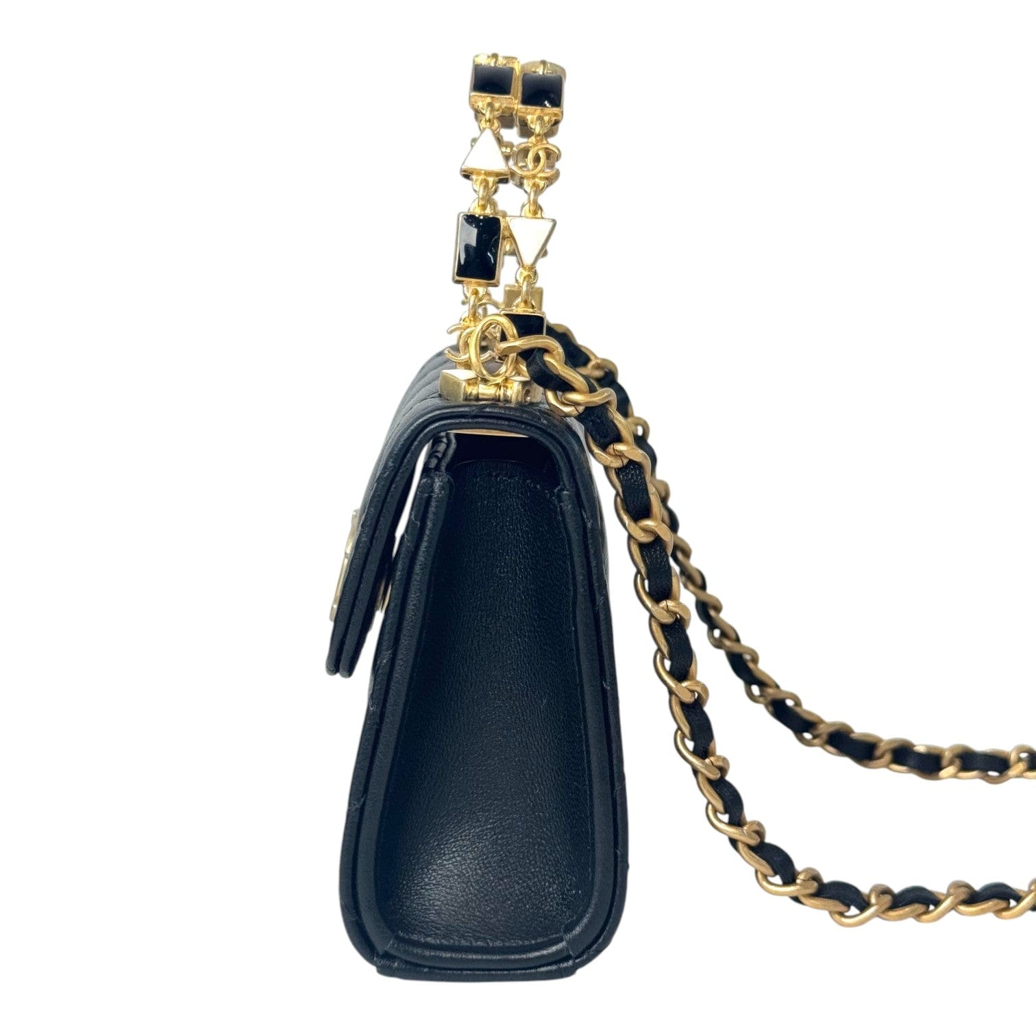 Chanel Chanel Mini Top Handle Lambskin Bag