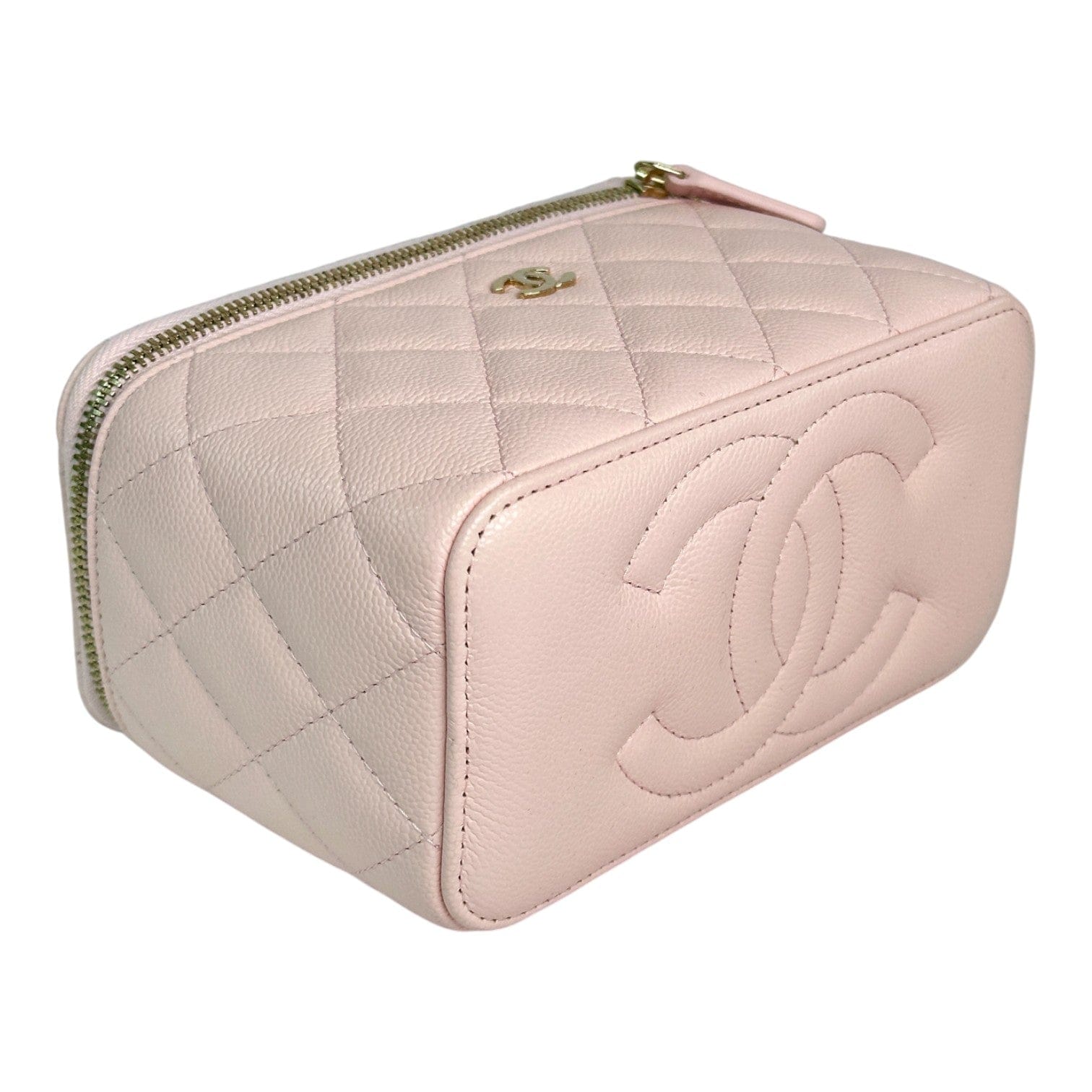 Chanel Chanel Mini Vanity Box Caviar Pink Bag