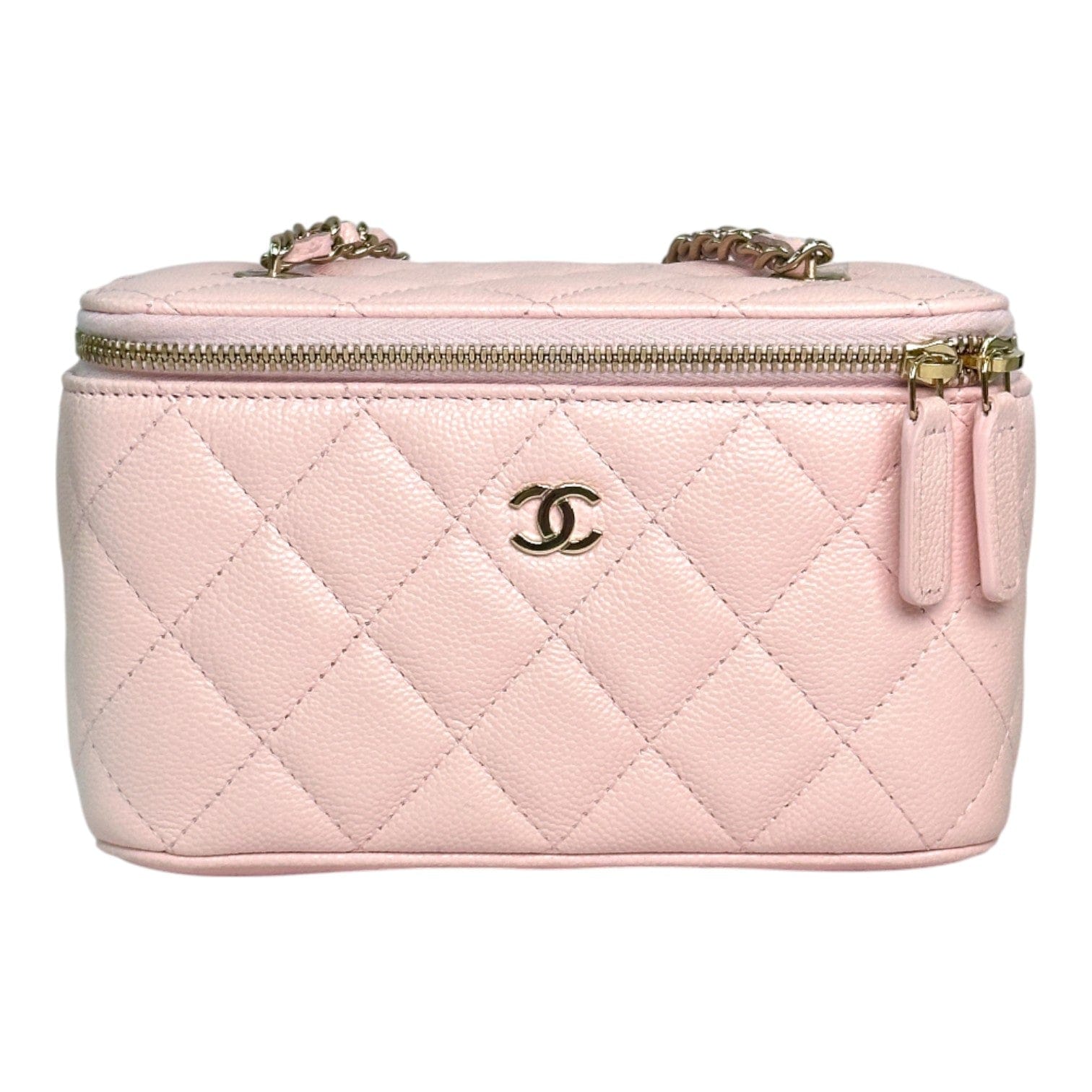 Chanel Chanel Mini Vanity Box Caviar Pink Bag