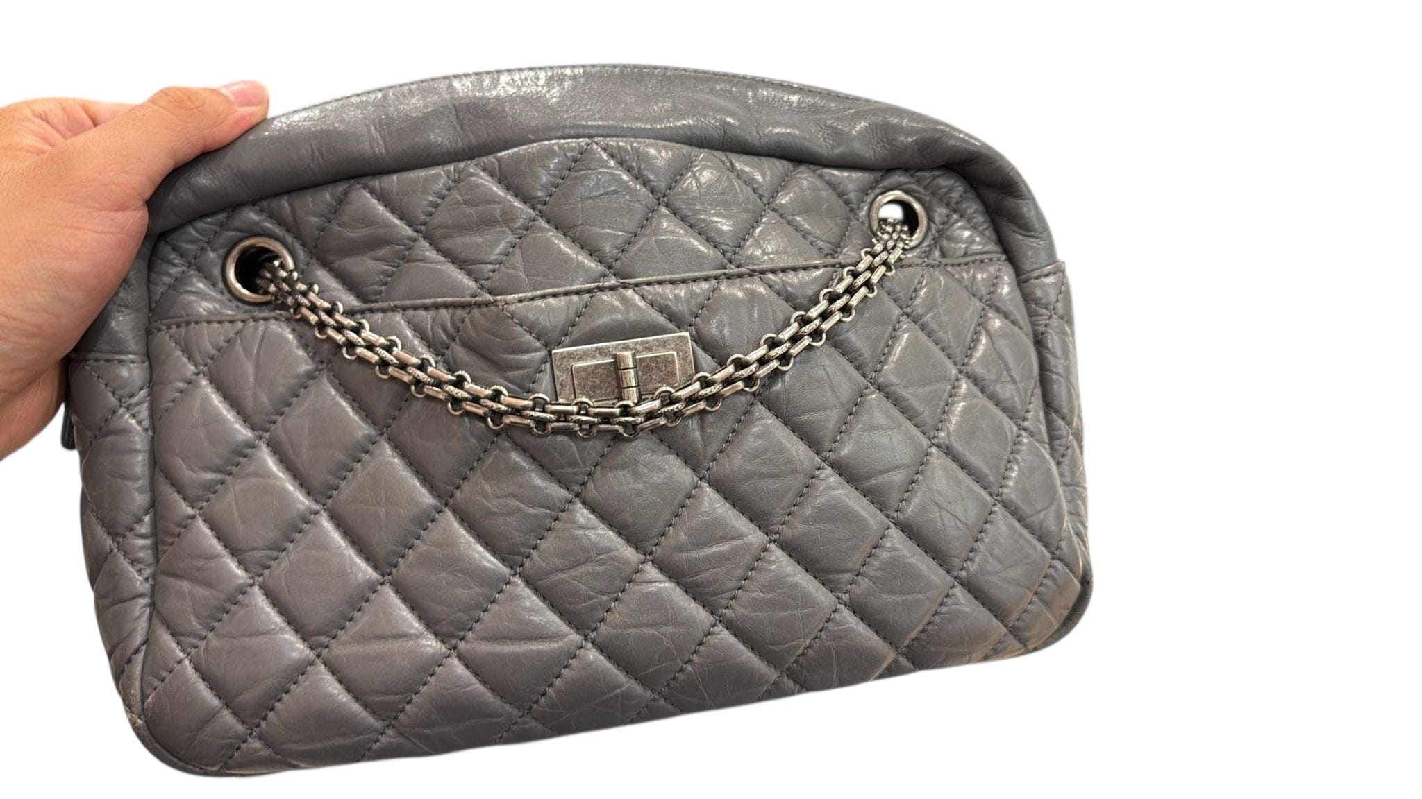 Chanel Chanel Re-Issue Grey Camera Bag