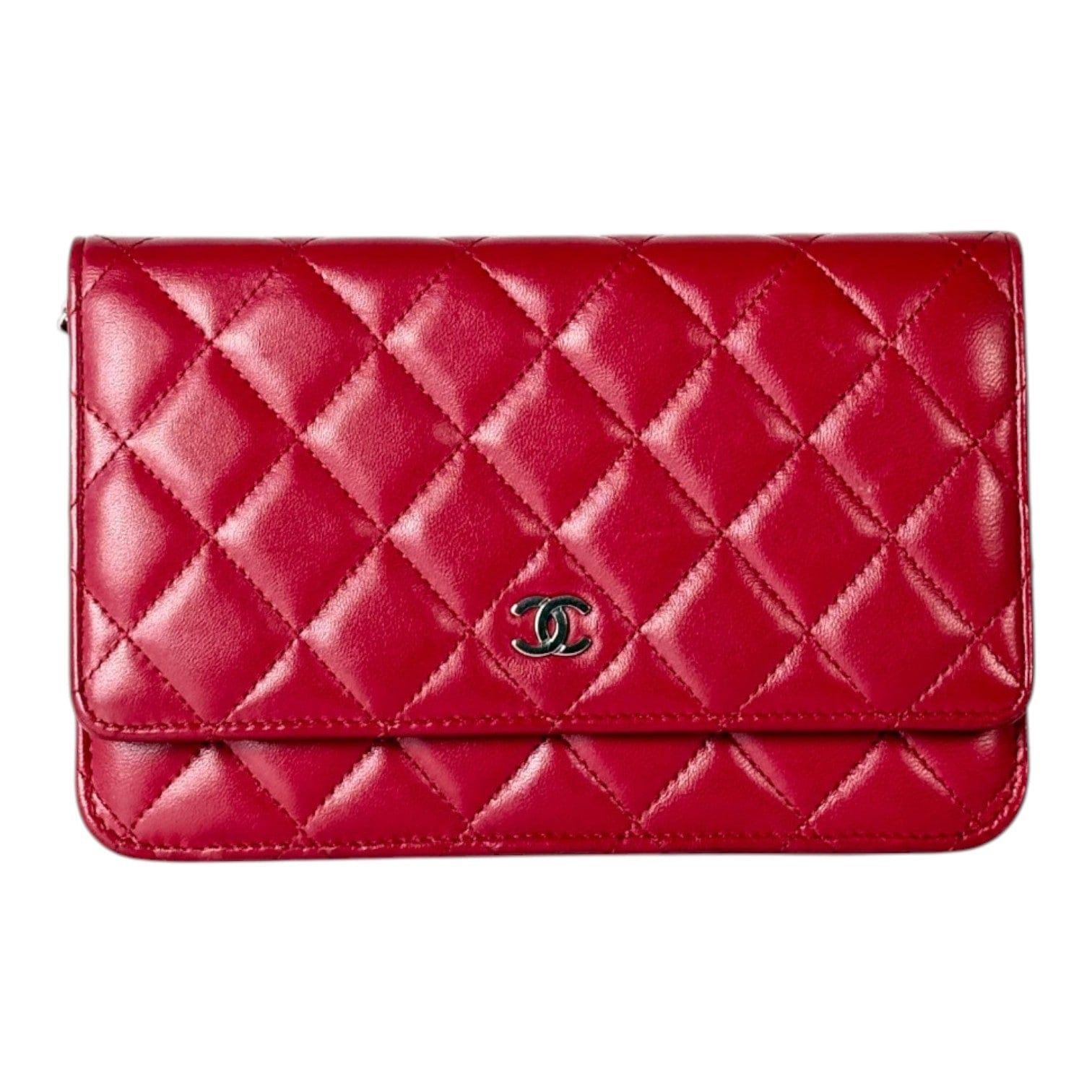 Chanel Chanel Red Classic Flap WOC Bag