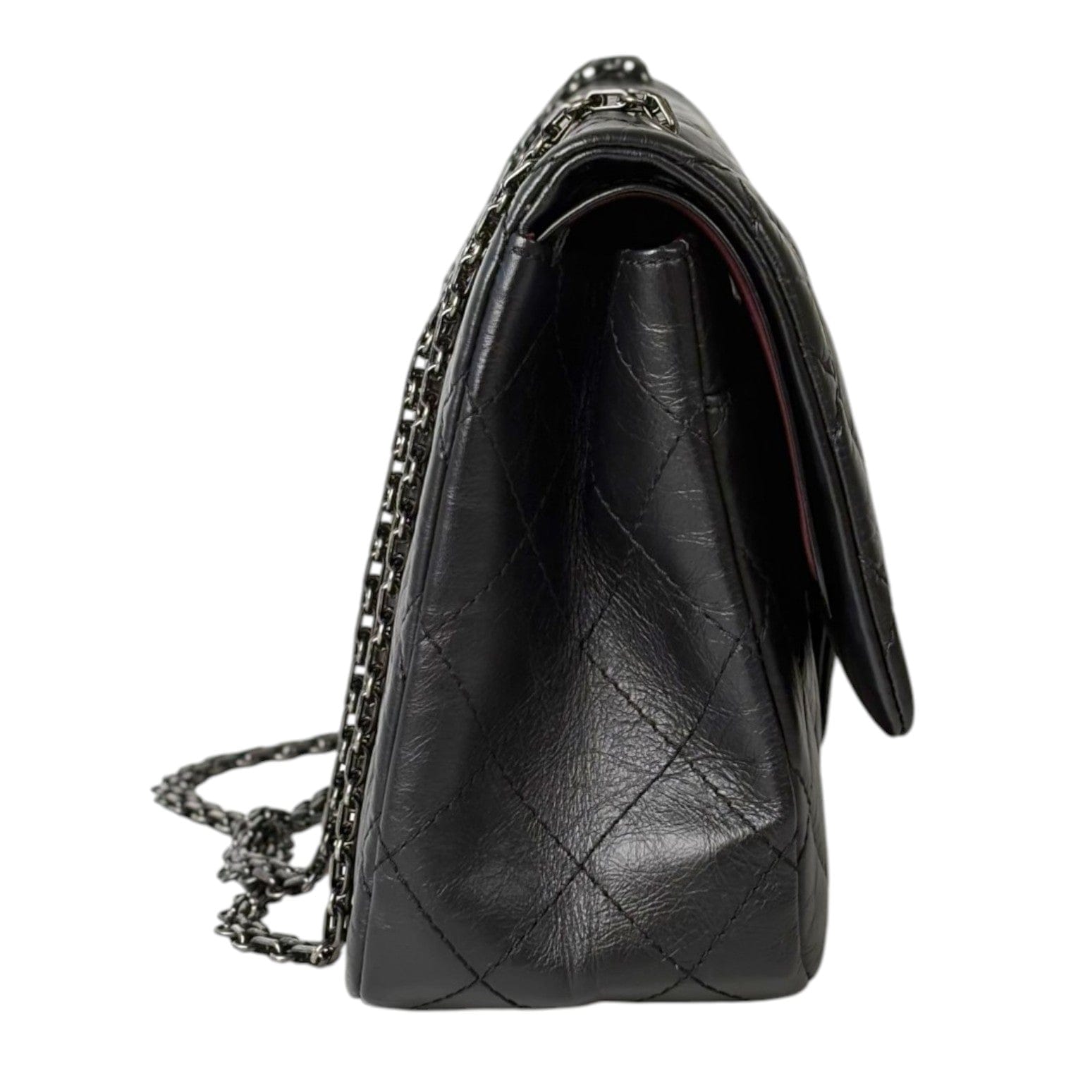 Chanel Chanel Reissue Jumbo Black Chain Bag with Ruthelium hardware