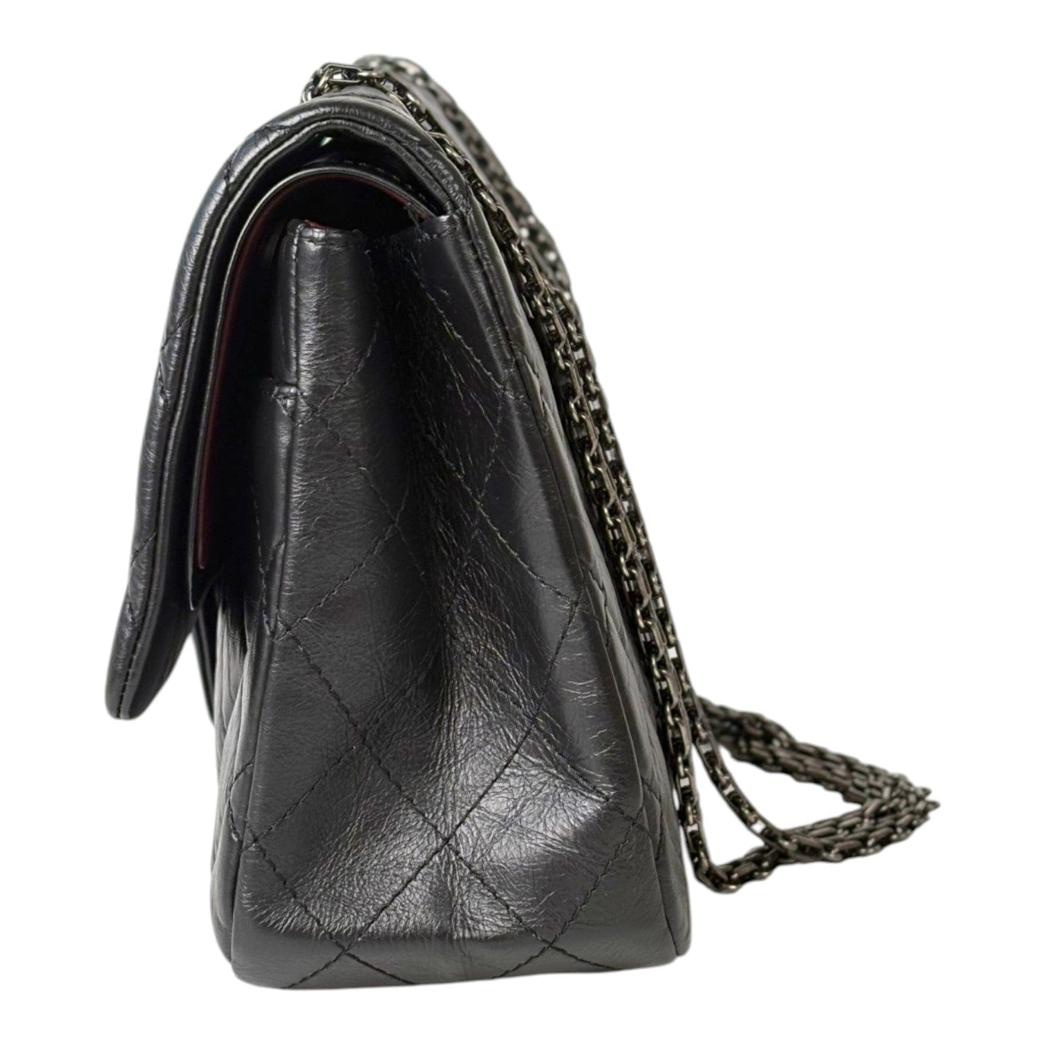 Chanel Chanel Reissue Jumbo Black Chain Bag with Ruthelium hardware