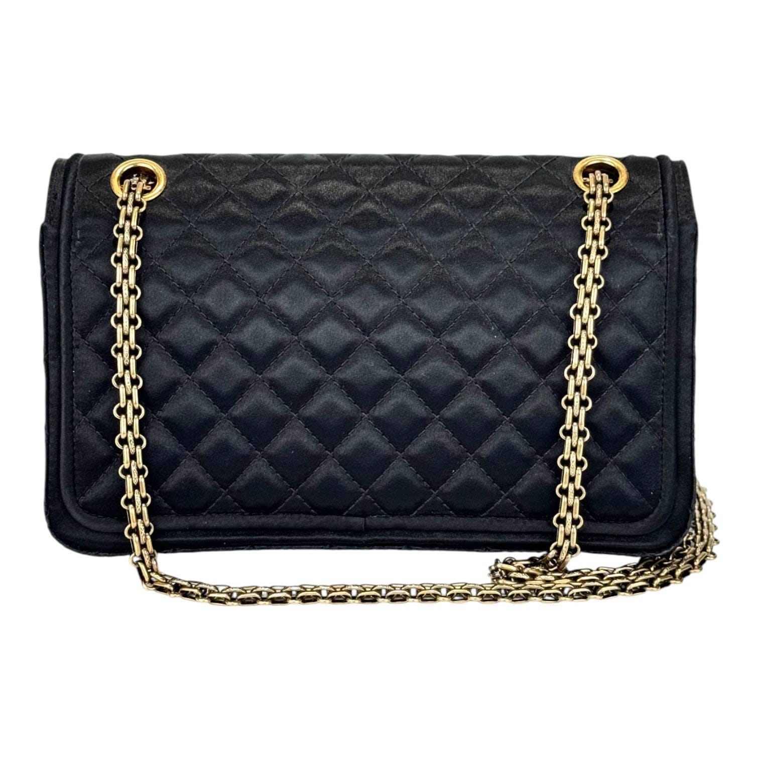 Chanel Chanel Reissue Medium Bag Black Fabric with GHW