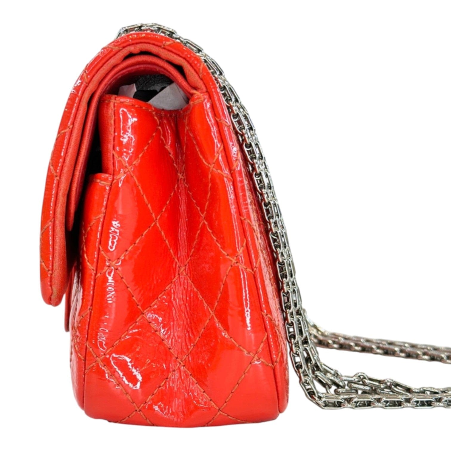 Chanel Chanel Small Red Patent 2.55 Reissue Bag