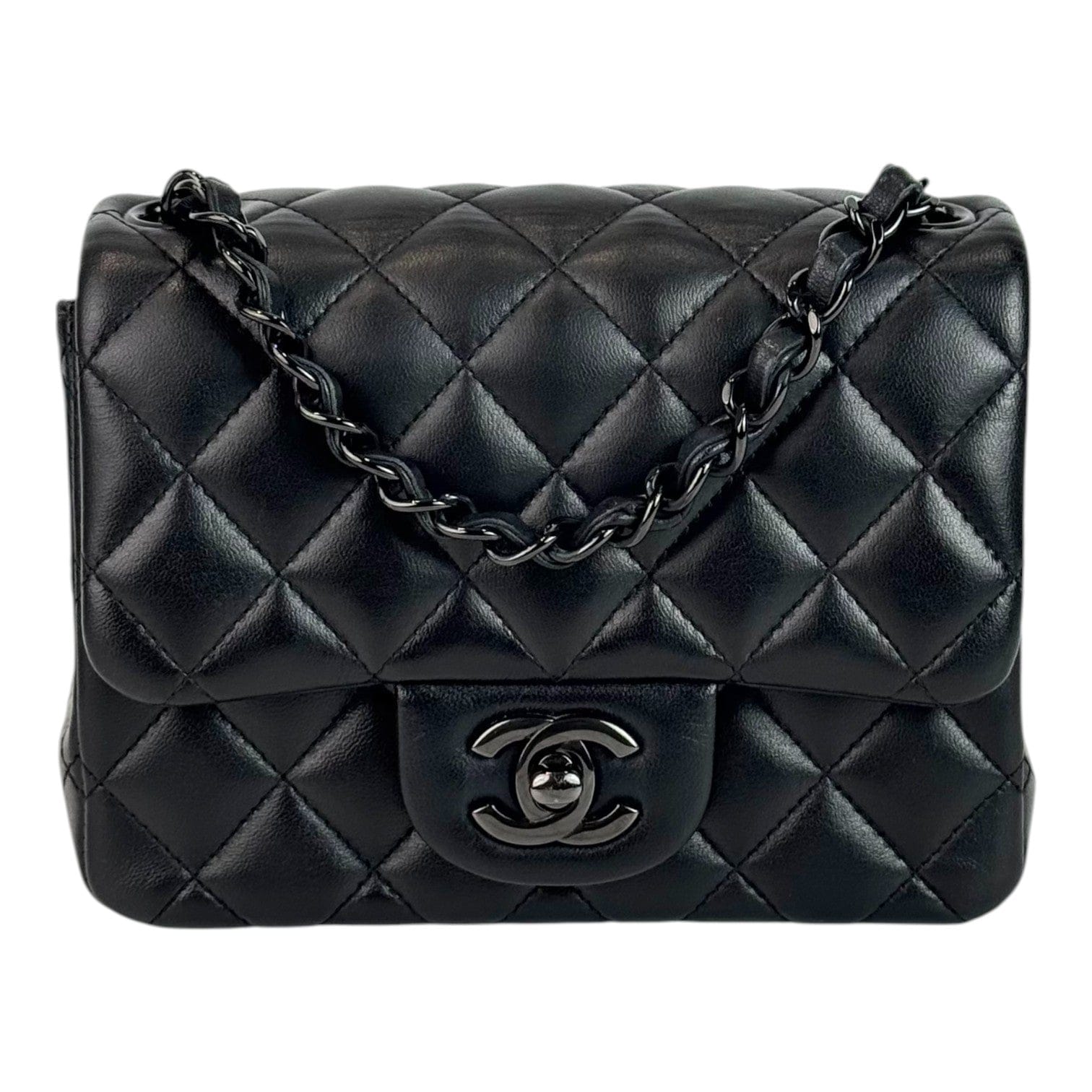 Chanel Chanel So Black Classic Flap Mini Square Bag