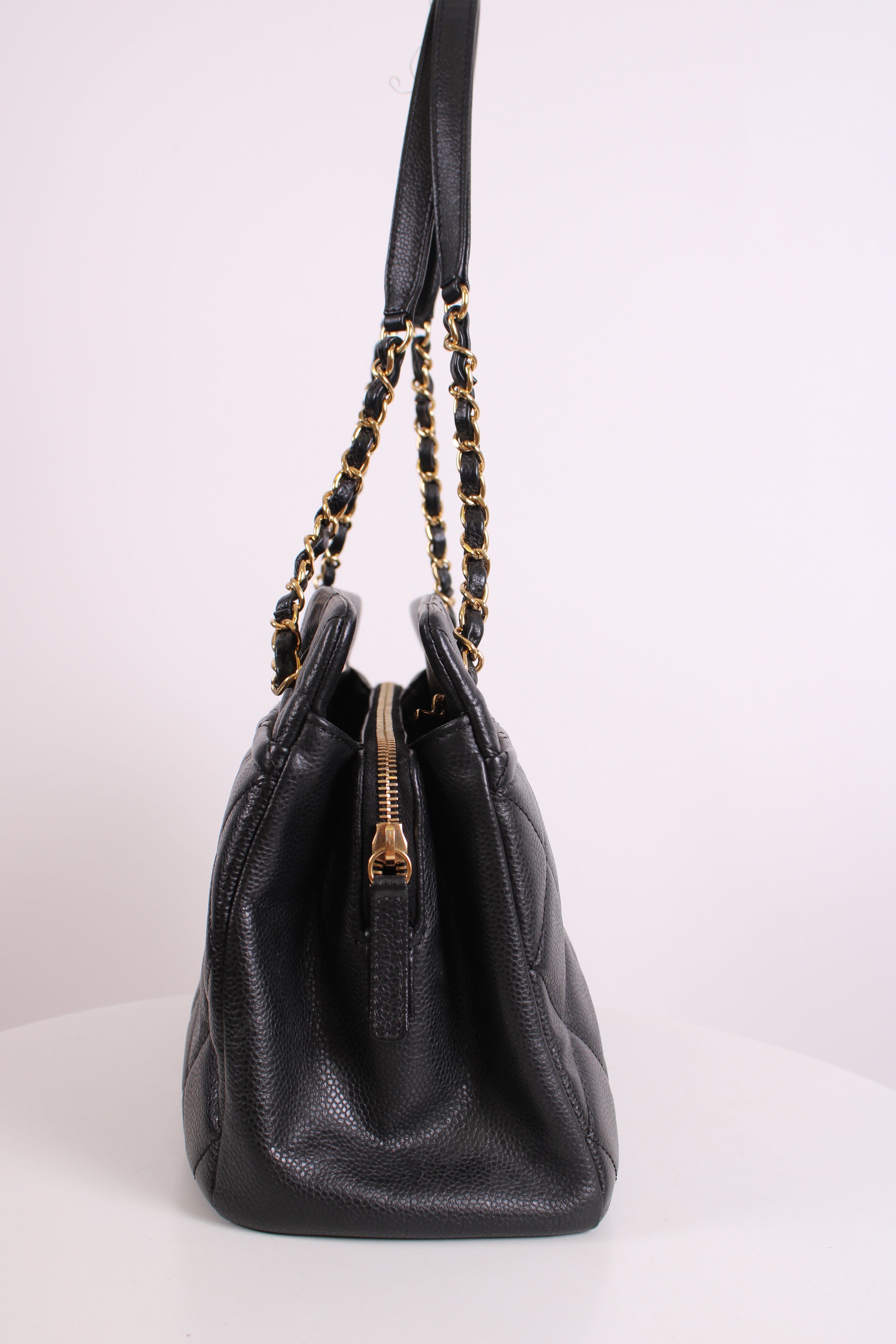 Chanel Chanel Timeless CC Caviar Tote Black