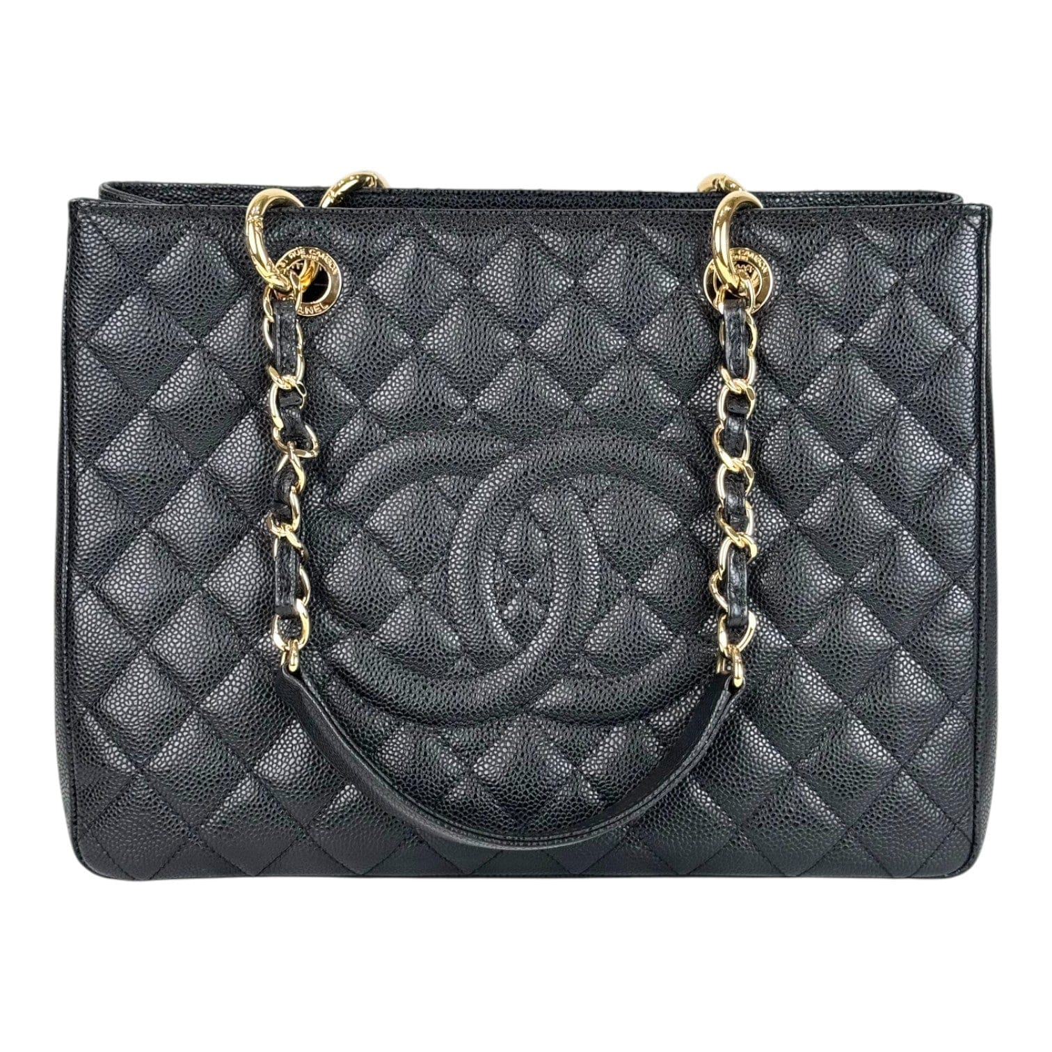 Chanel Chanel Tote GST Black Caviar with Gold Hardware