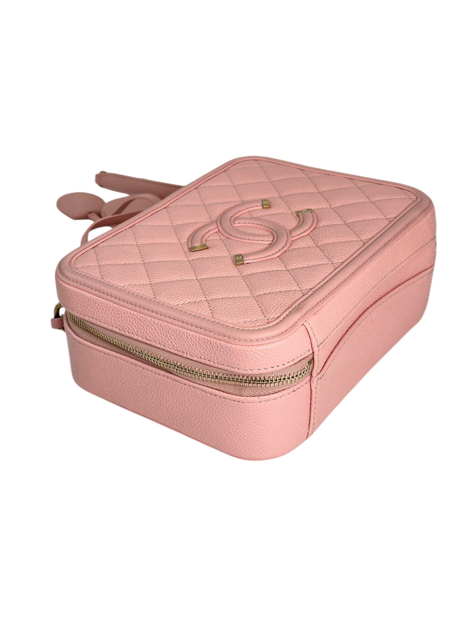 Chanel Chanel Vanity Box Camera Bag Pink Caviar