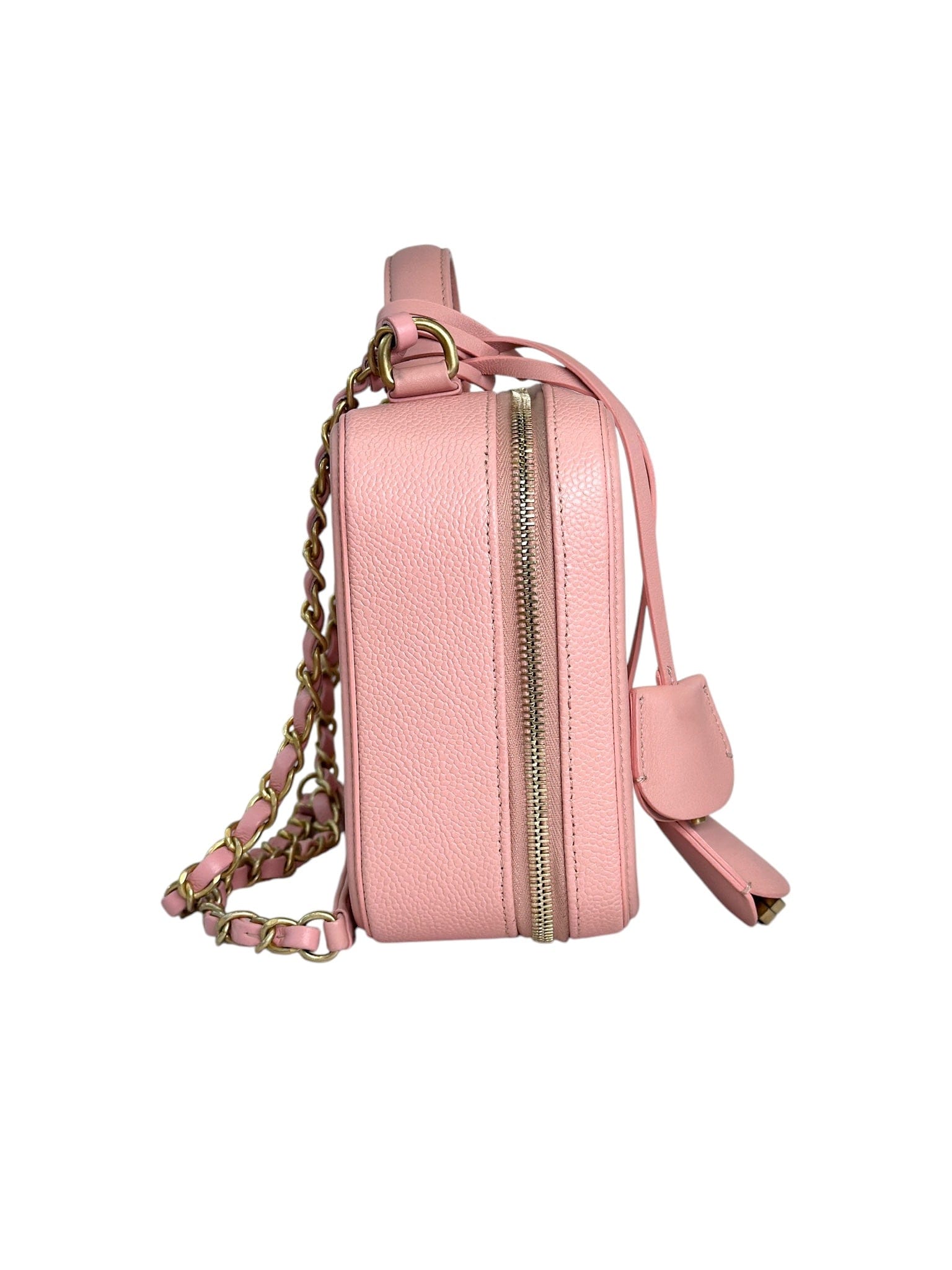 Chanel Chanel Vanity Box Camera Bag Pink Caviar