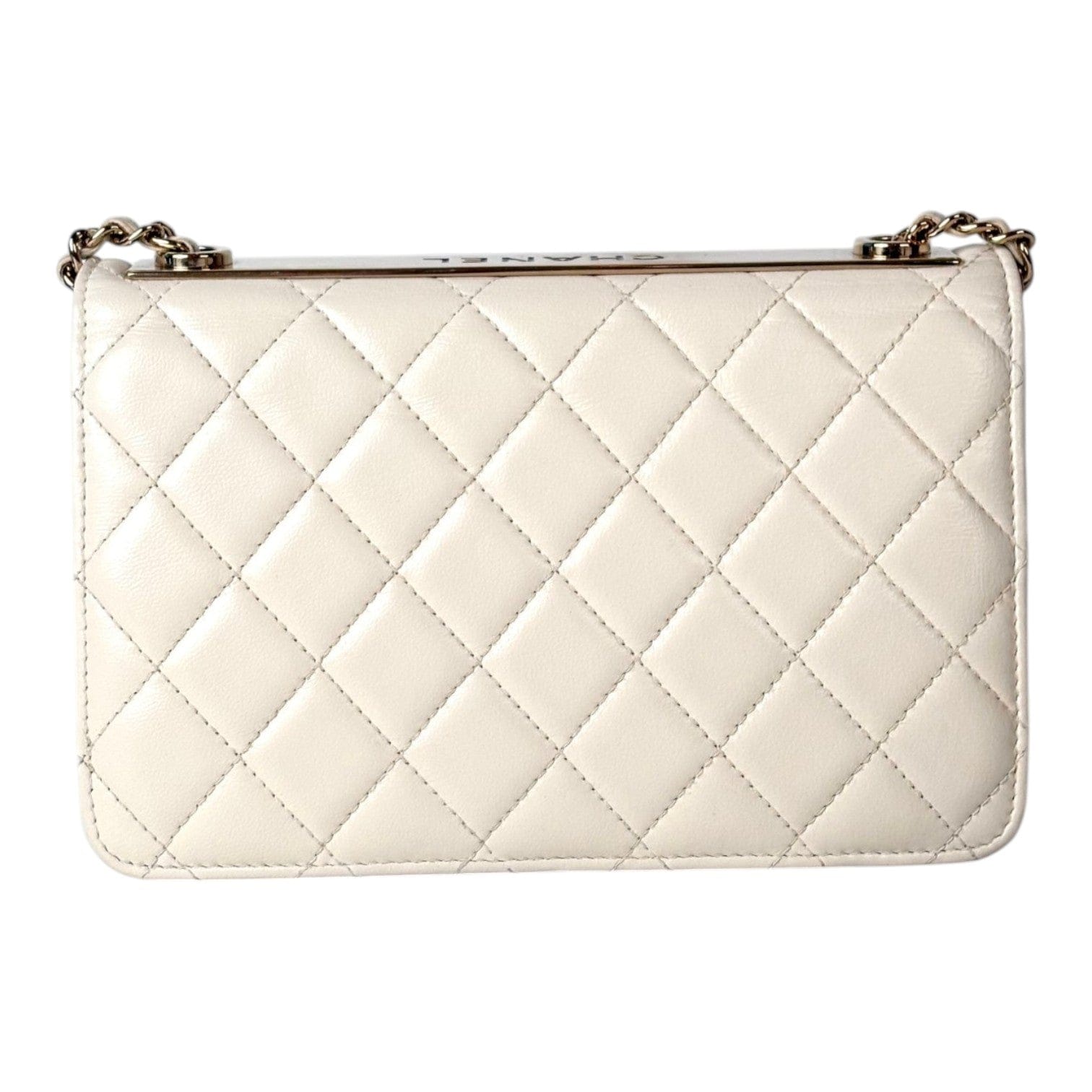 Chanel Chanel White Trendy WOC Bag in Lambskin